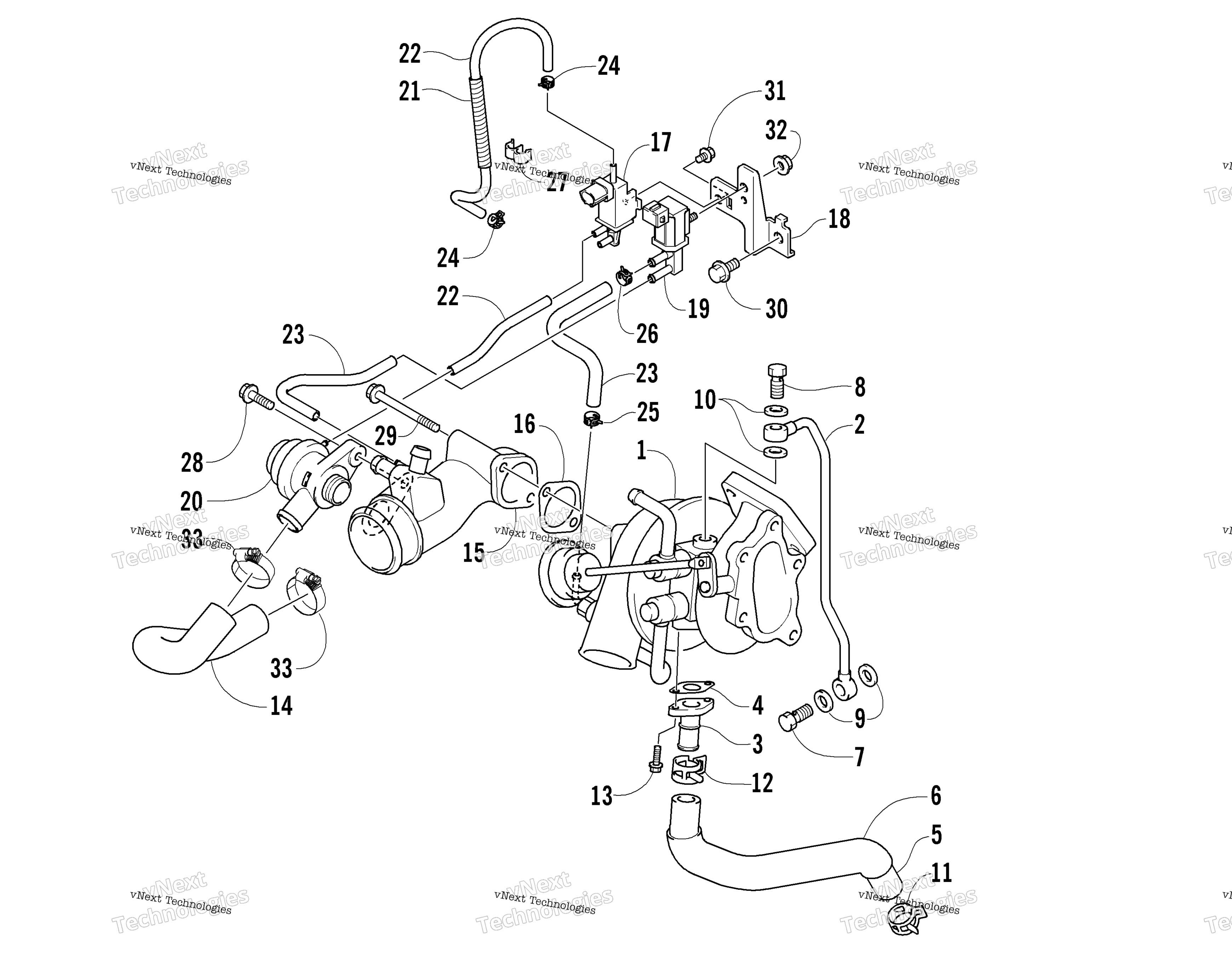 Turbocharger узел
