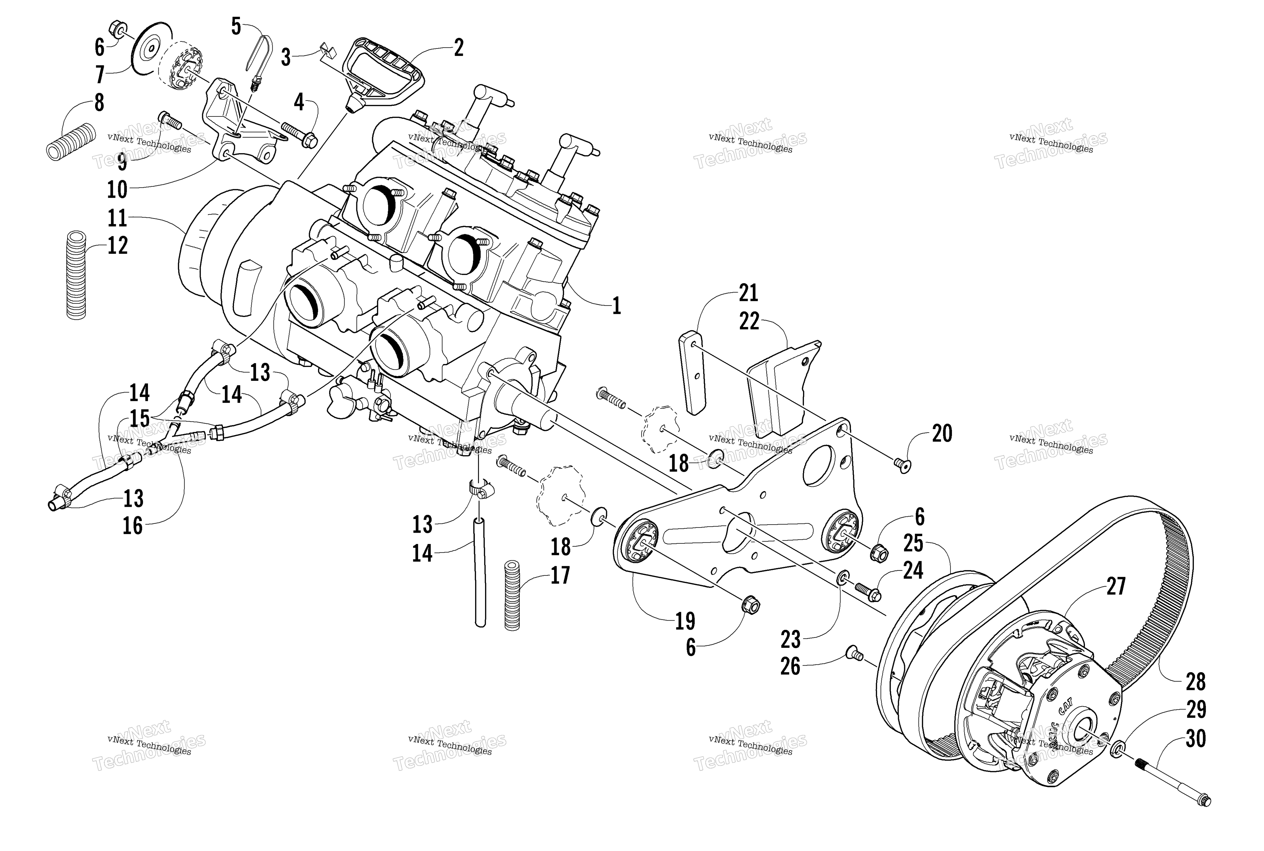 Двигатель And Related Parts