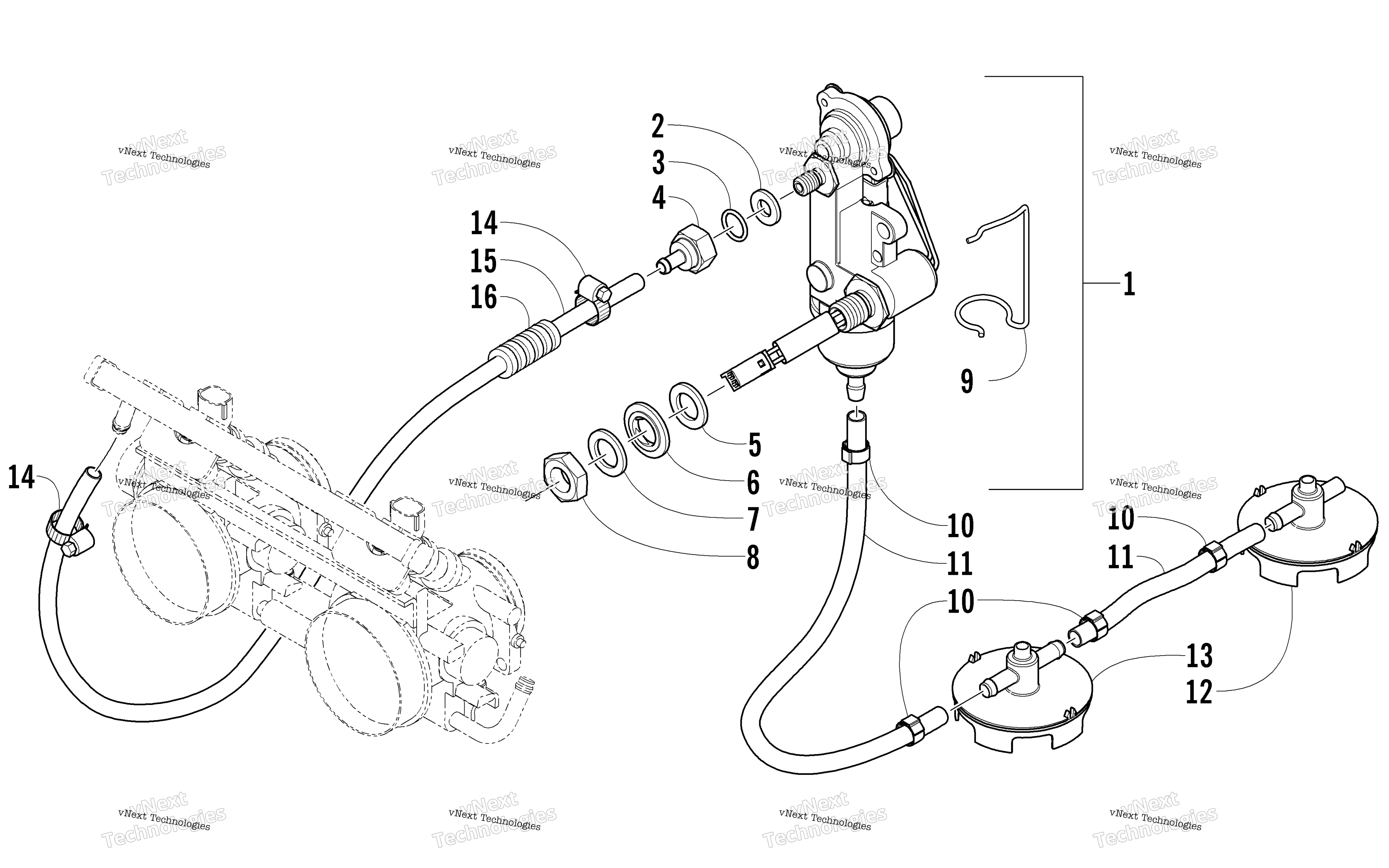 Топливная система Pump Assembly