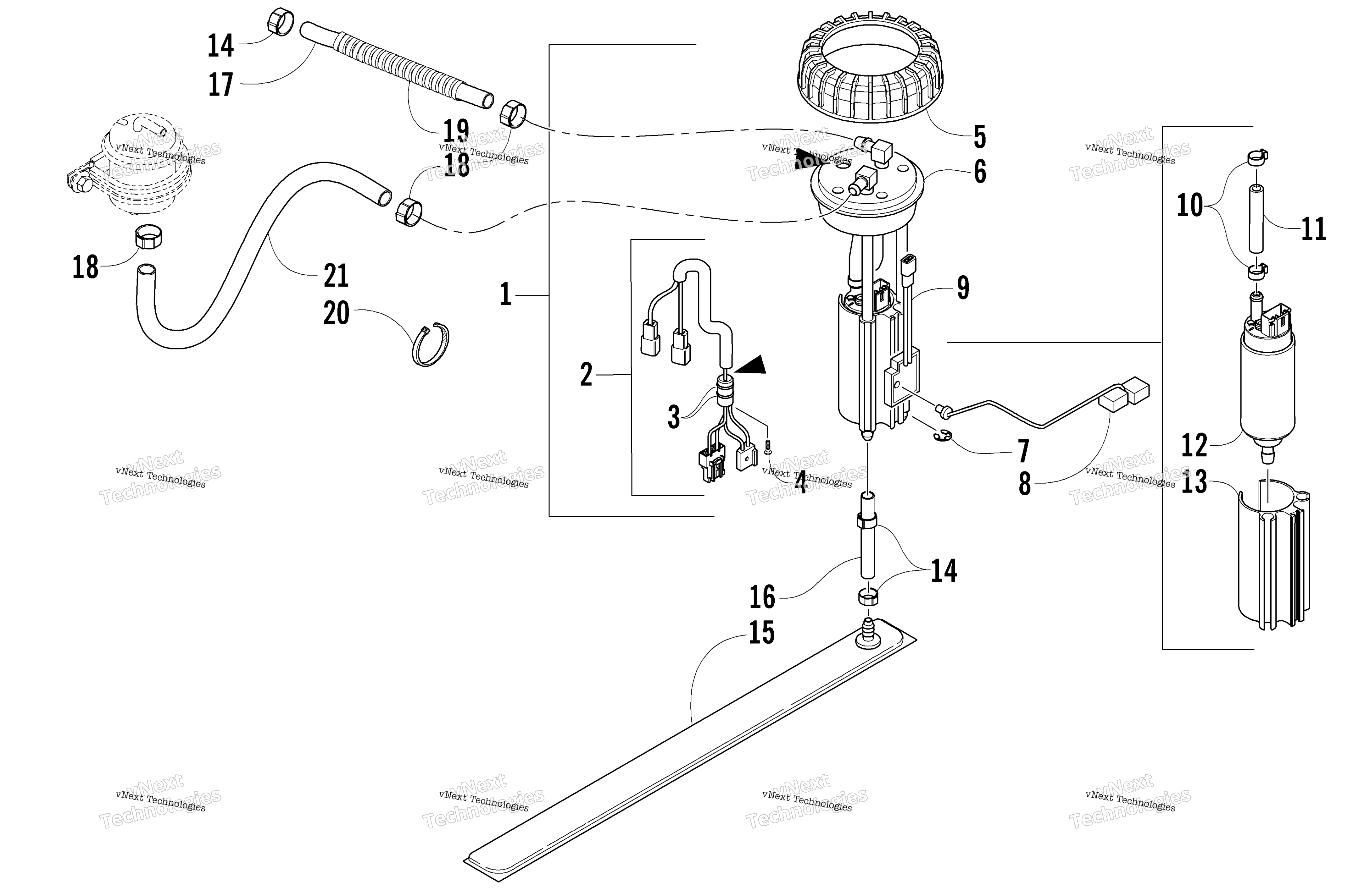Топливная система Pump Assembly
