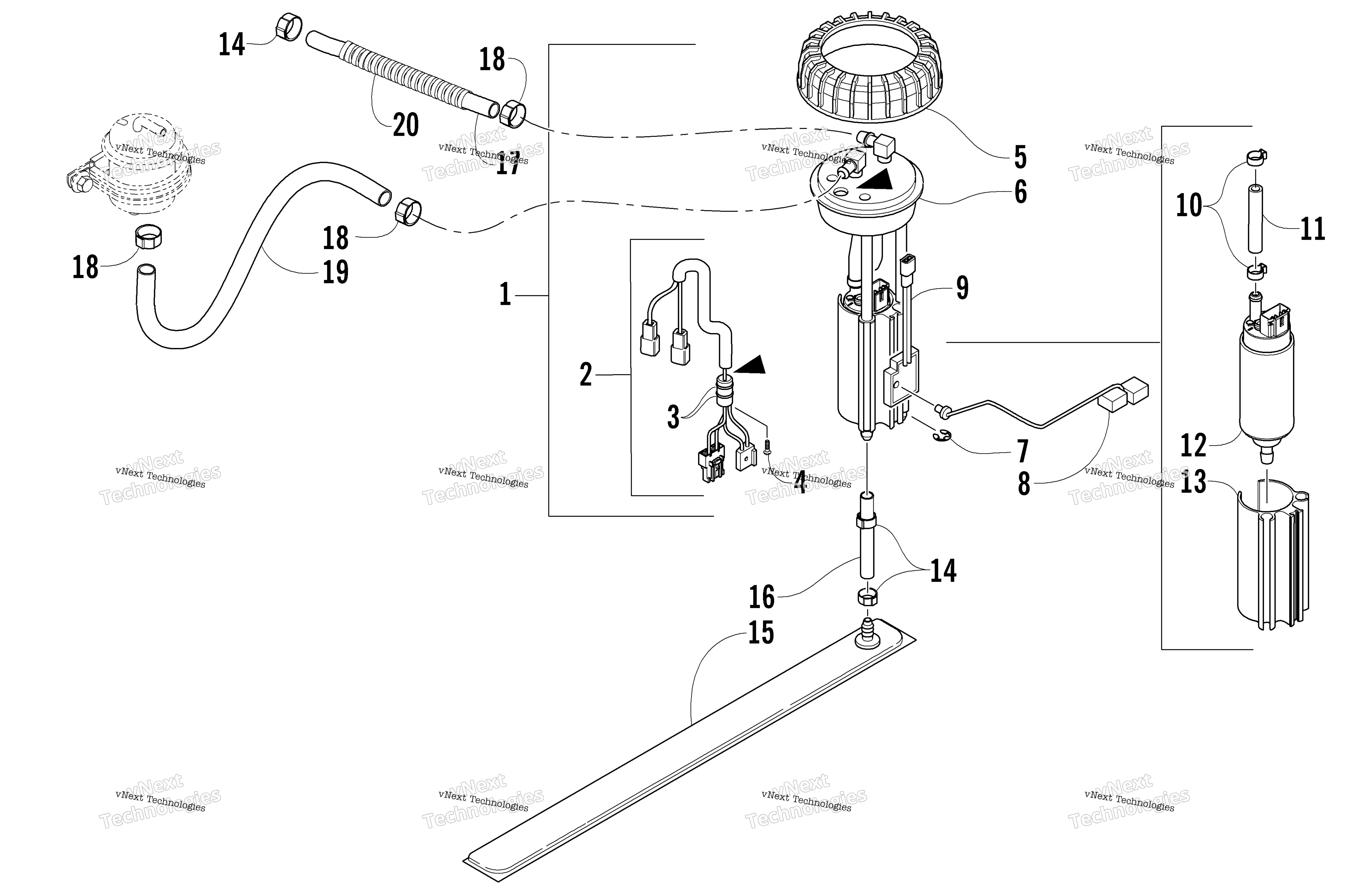 Топливная система Pump Assembly