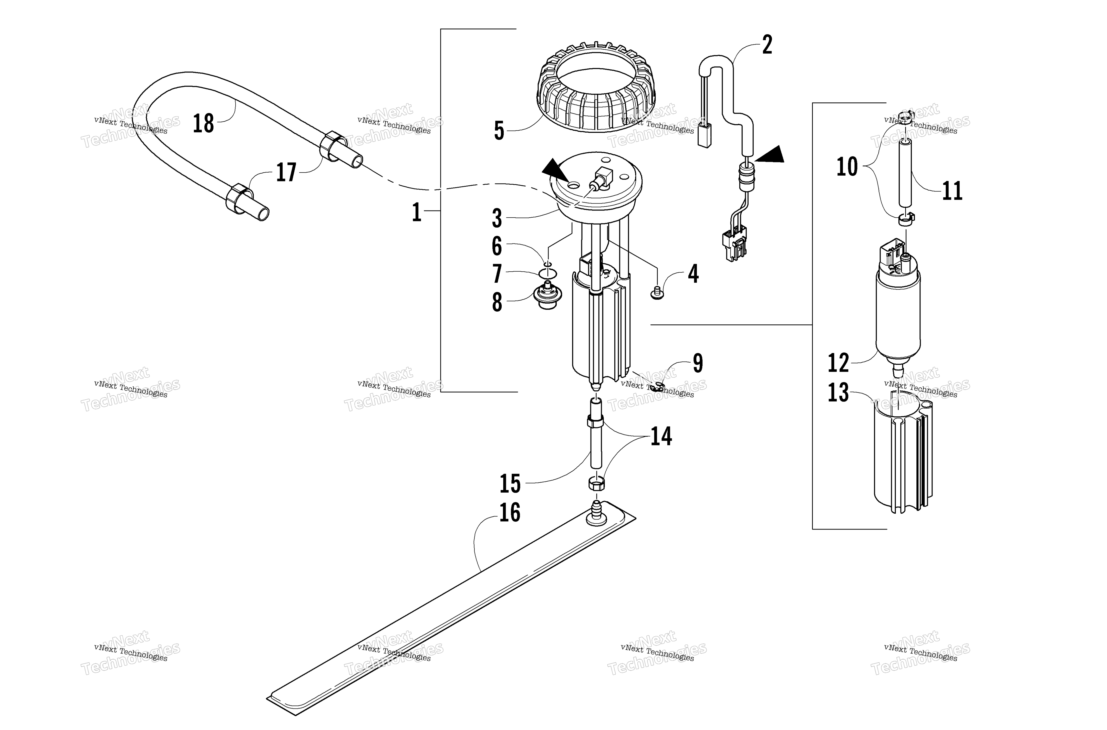 Топливная система Pump Assembly
