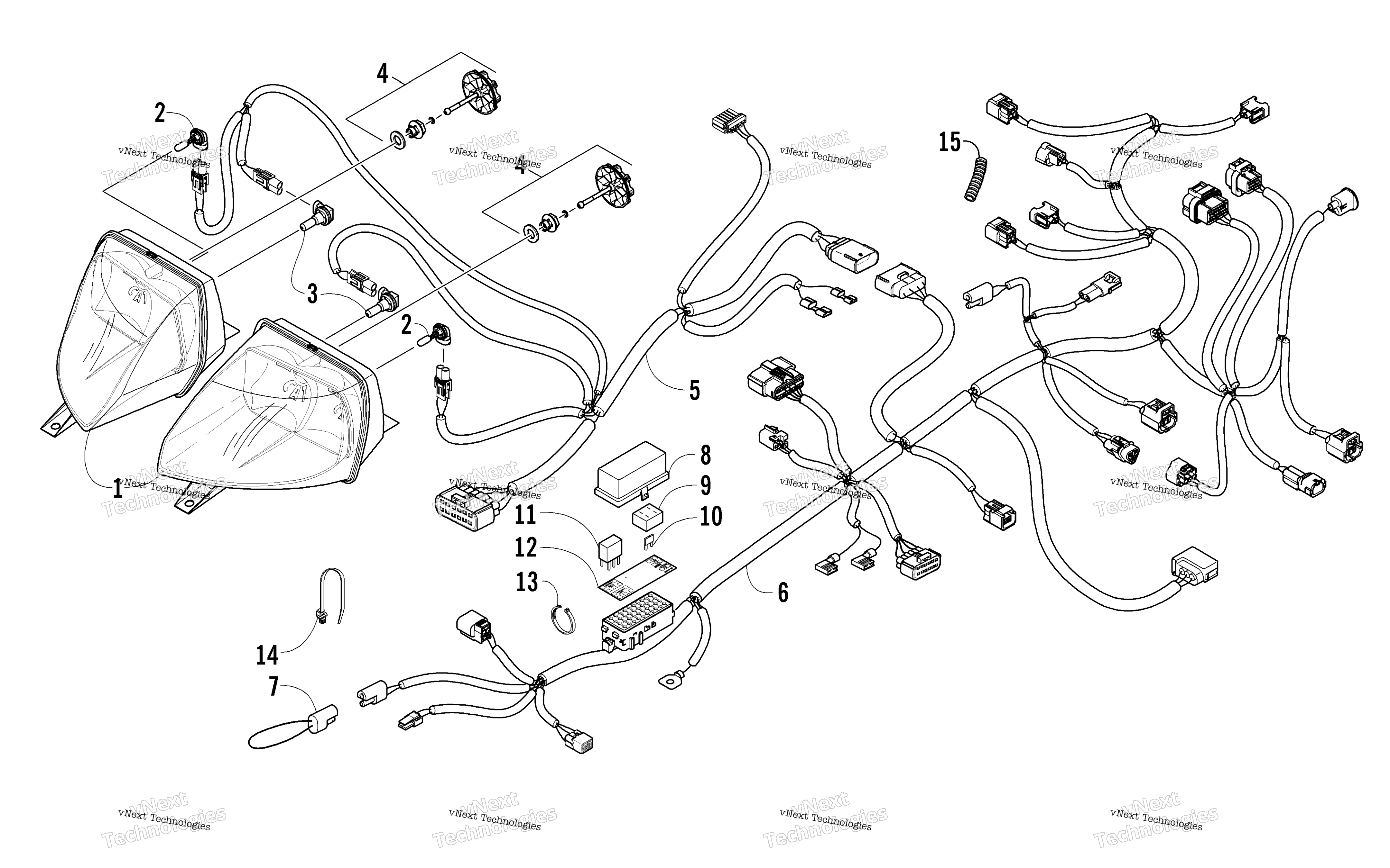 Фара And Wiring Assemblies
