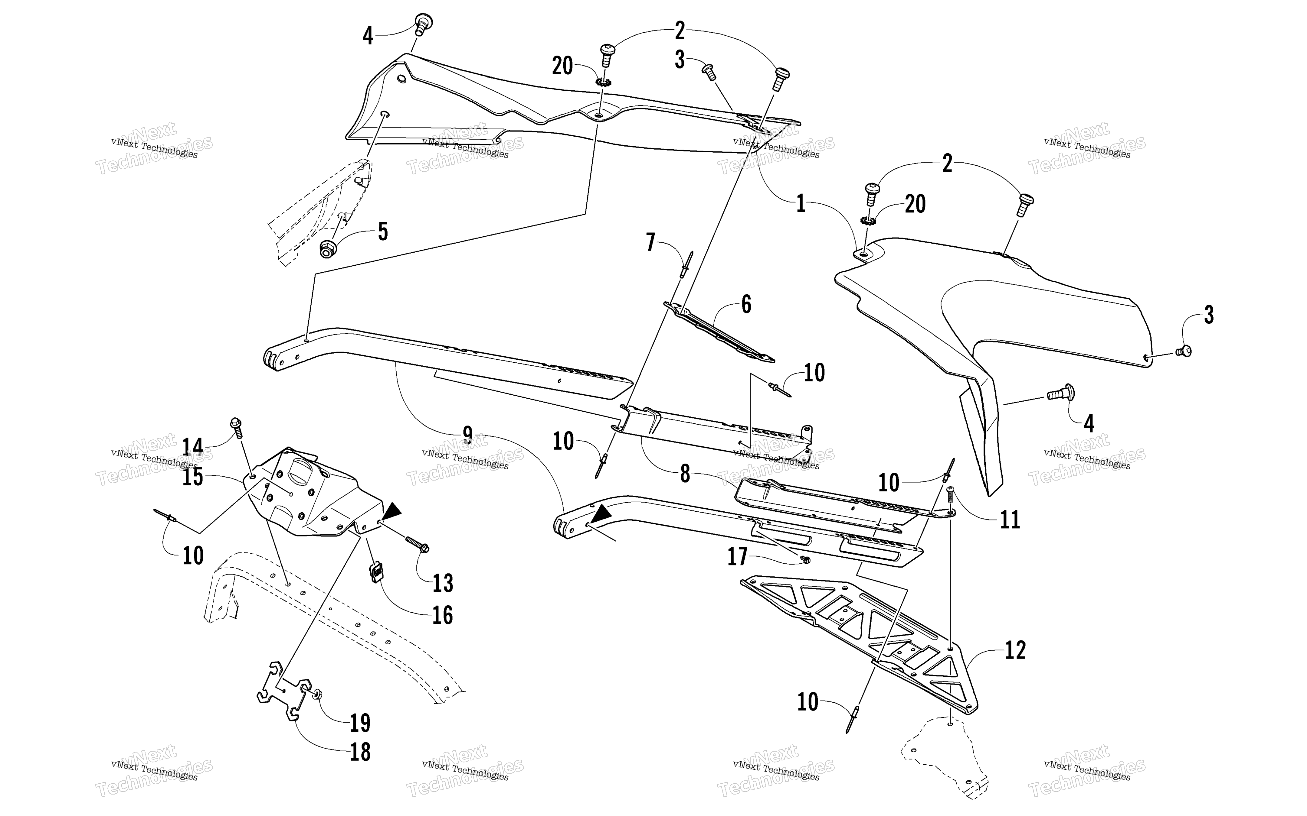 Сиденье Support Assembly