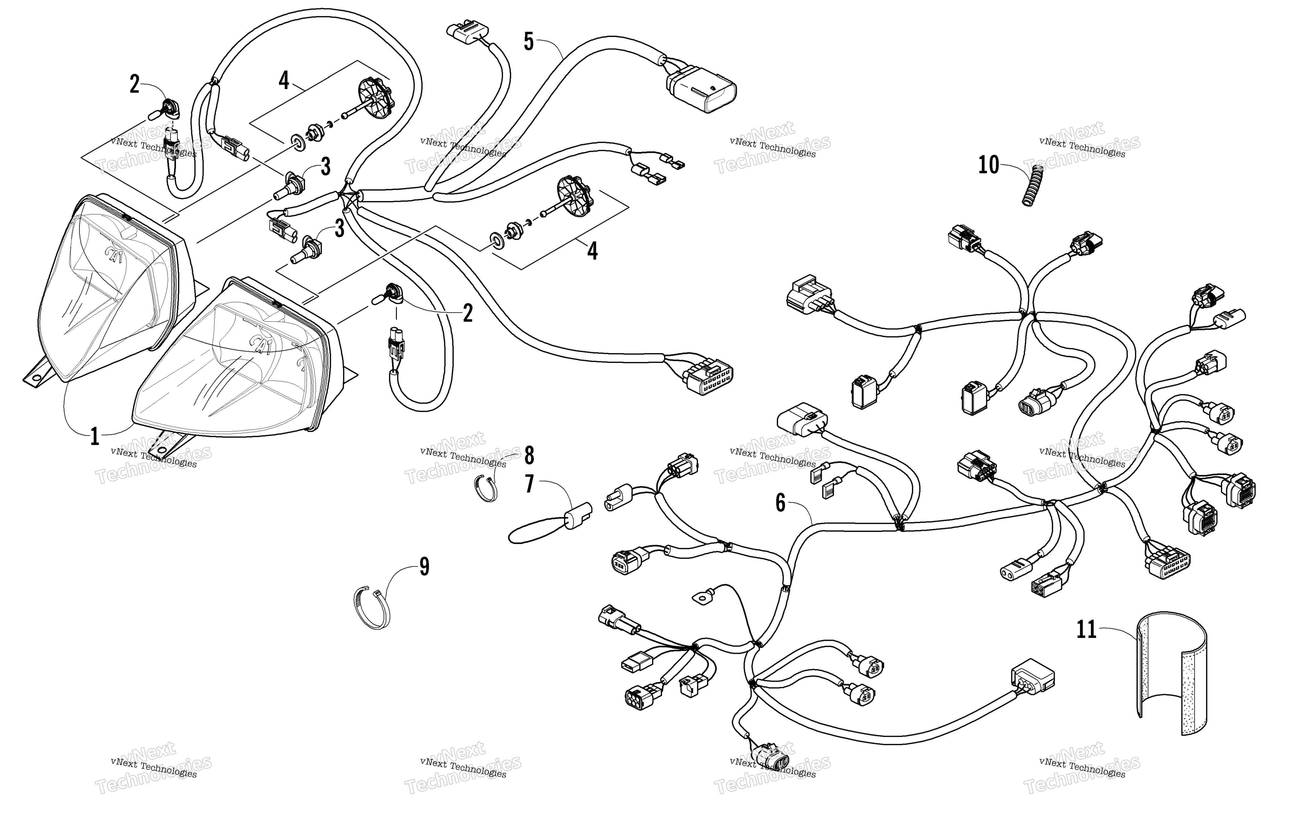 Фара And Wiring Assemblies