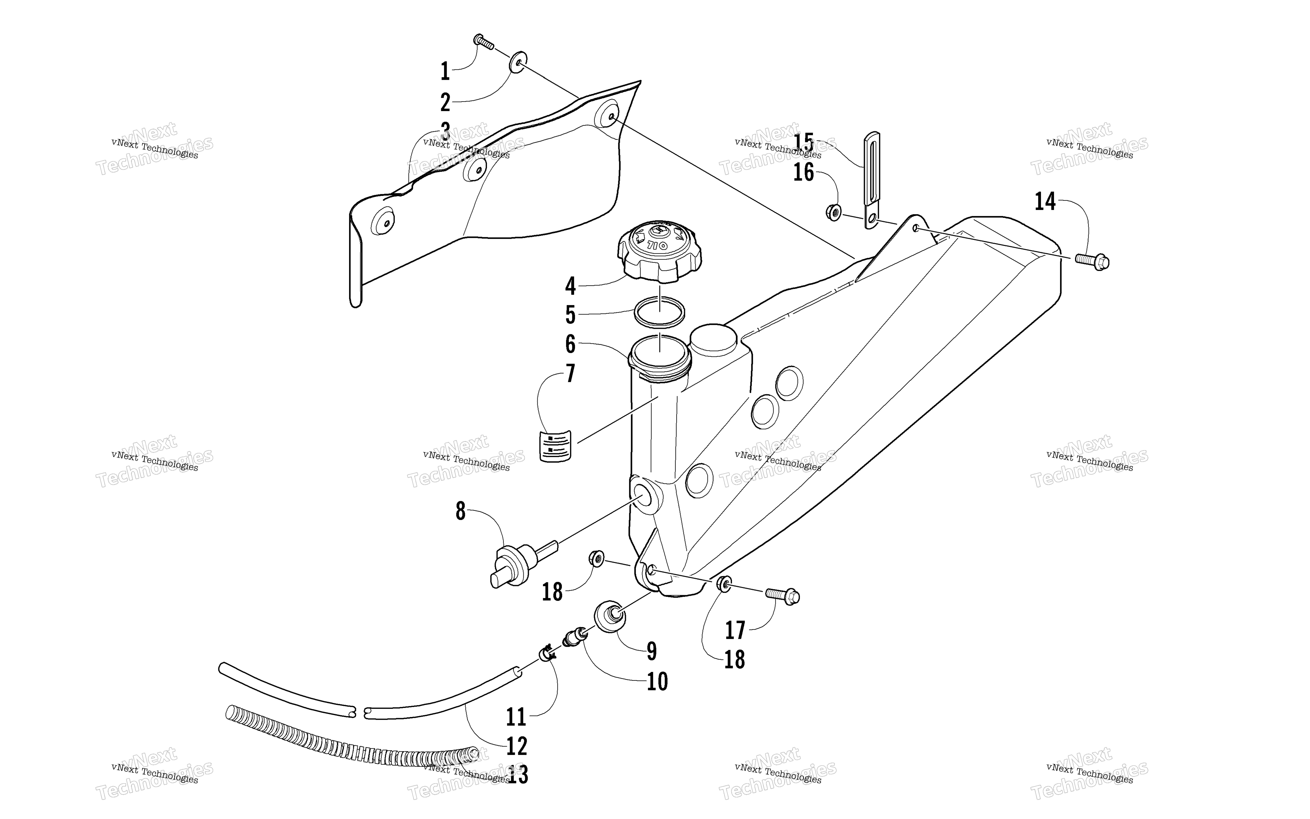 масляный Tank Assembly