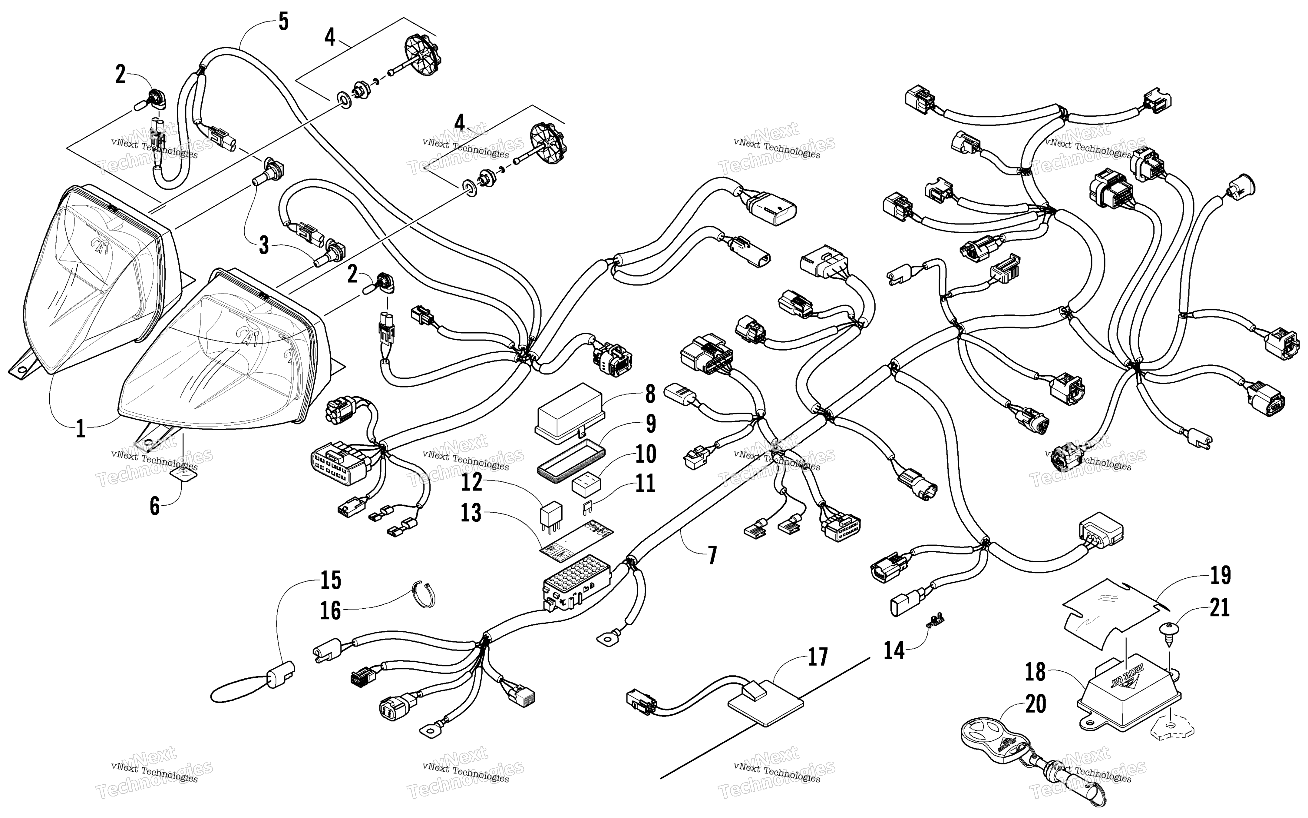 Фара And Wiring Assemblies