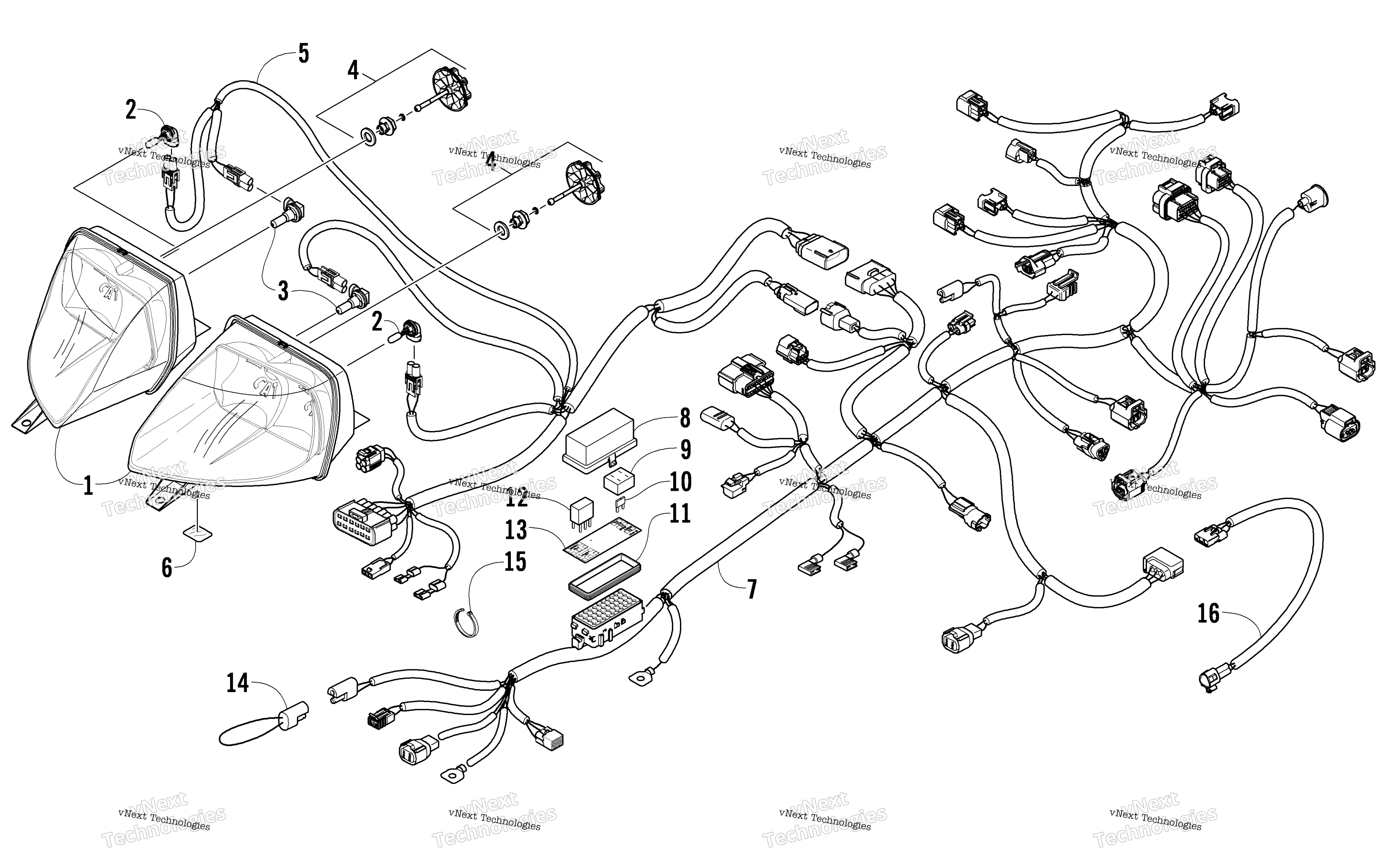 Фара And Wiring Assemblies