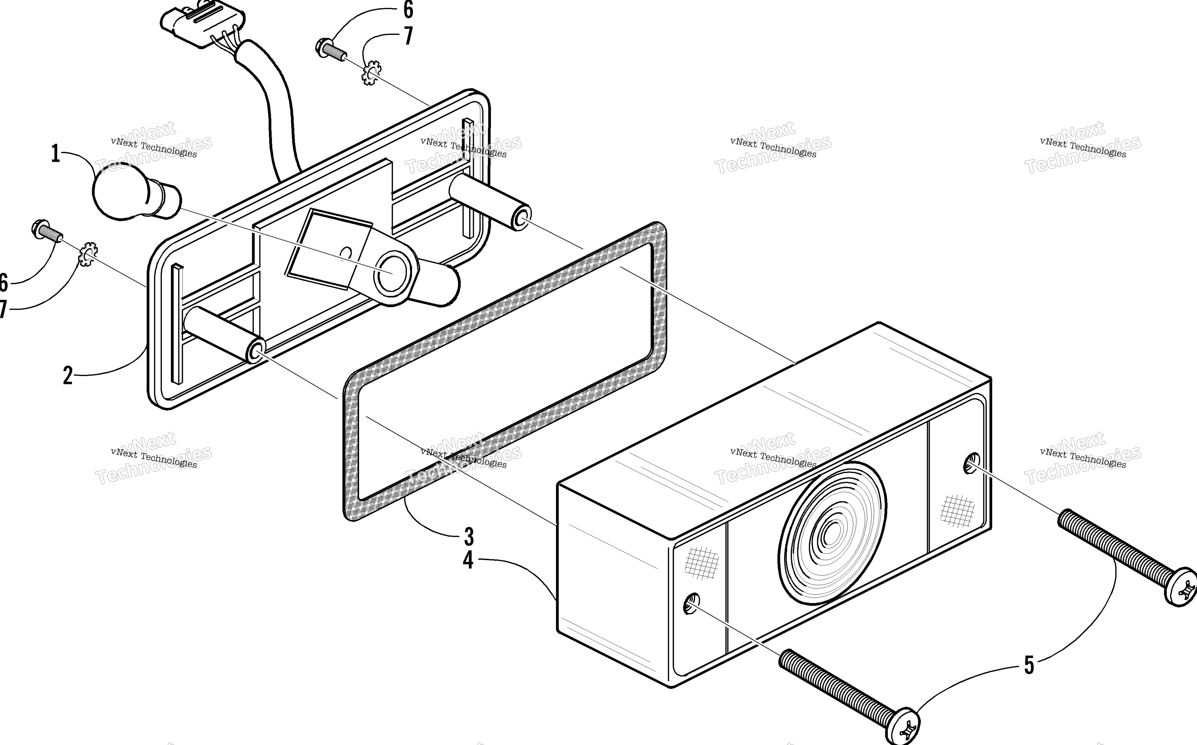 Задний фонарь Assembly