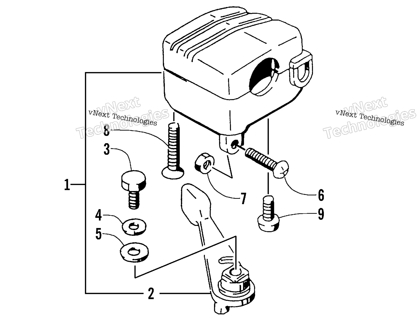 Дроссель CASE ASSEMBLY