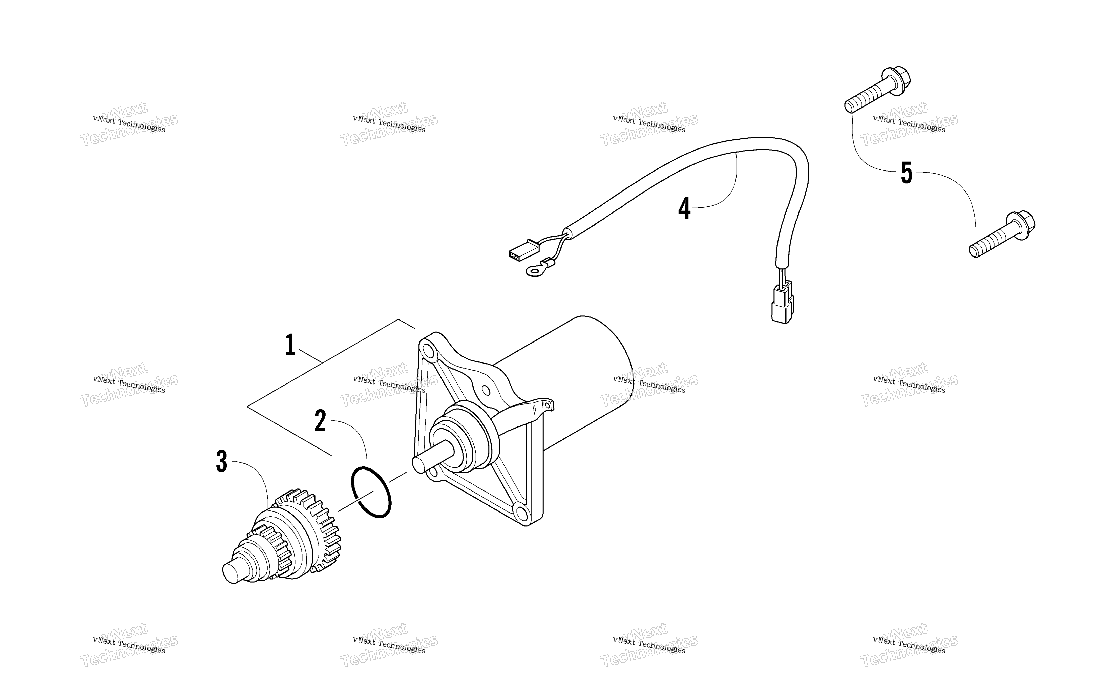 Стартер Motor Assembly