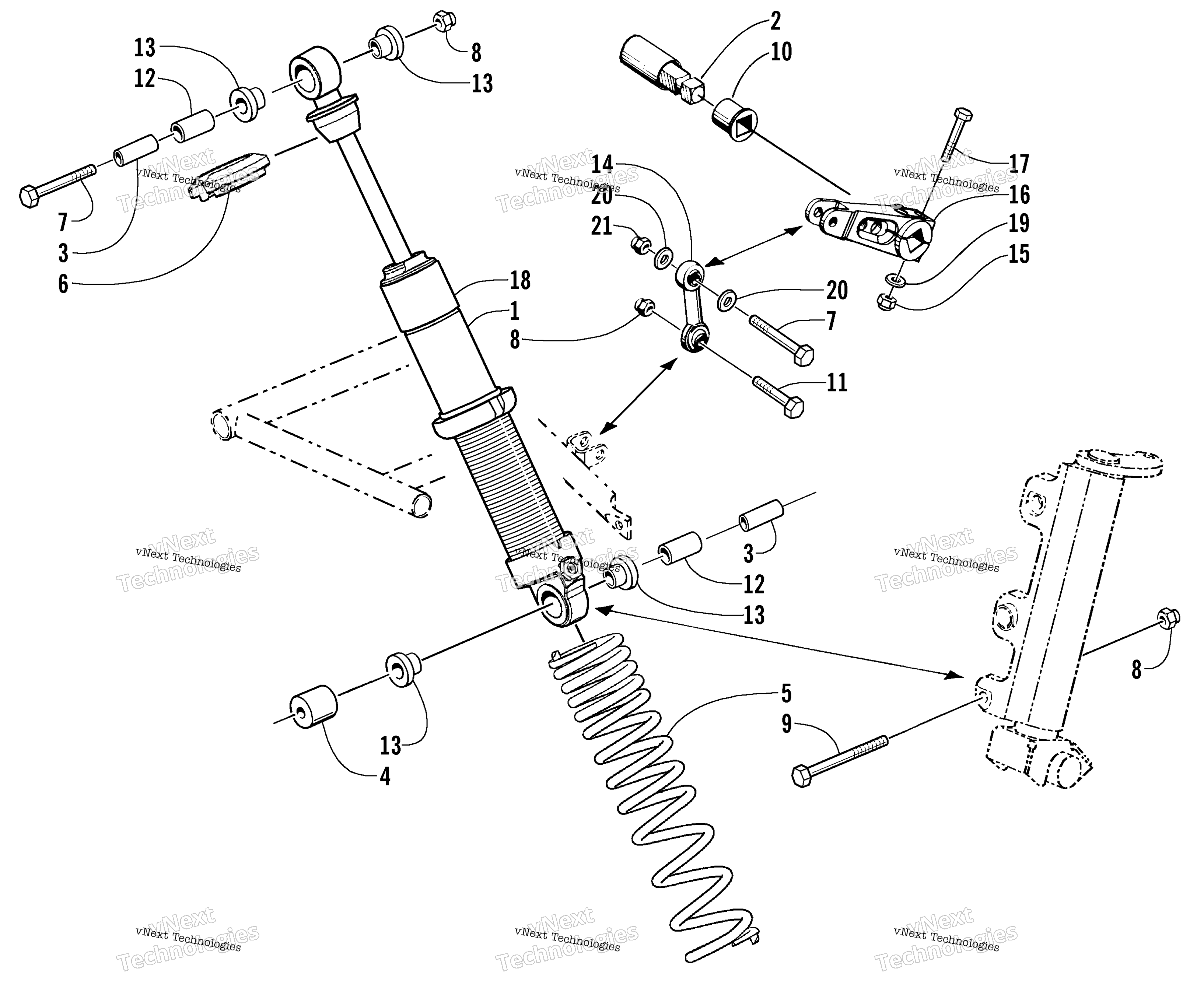 Амортизатор Absorber And Sway Bar Assembly