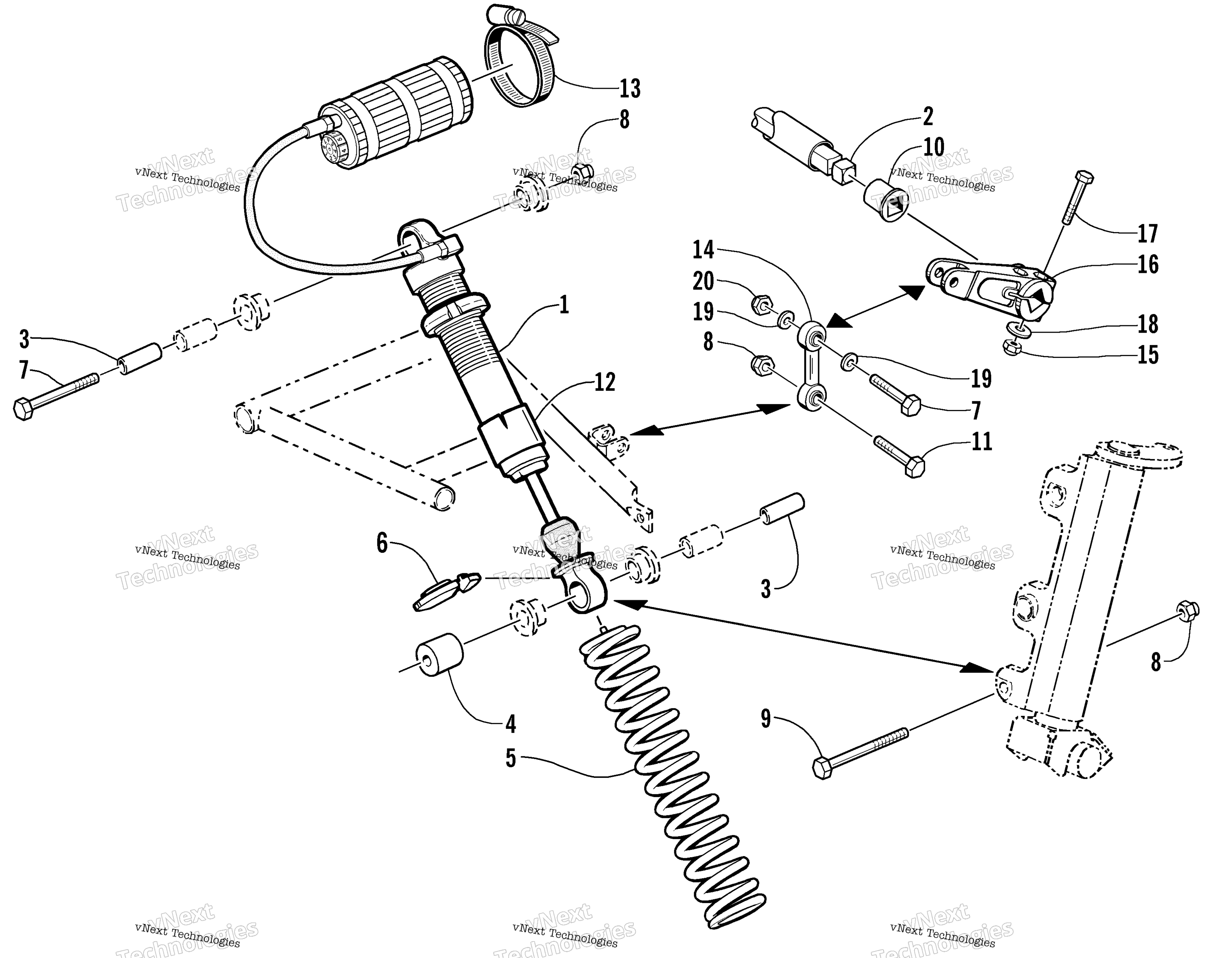 Амортизатор Absorber And Sway Bar Assembly