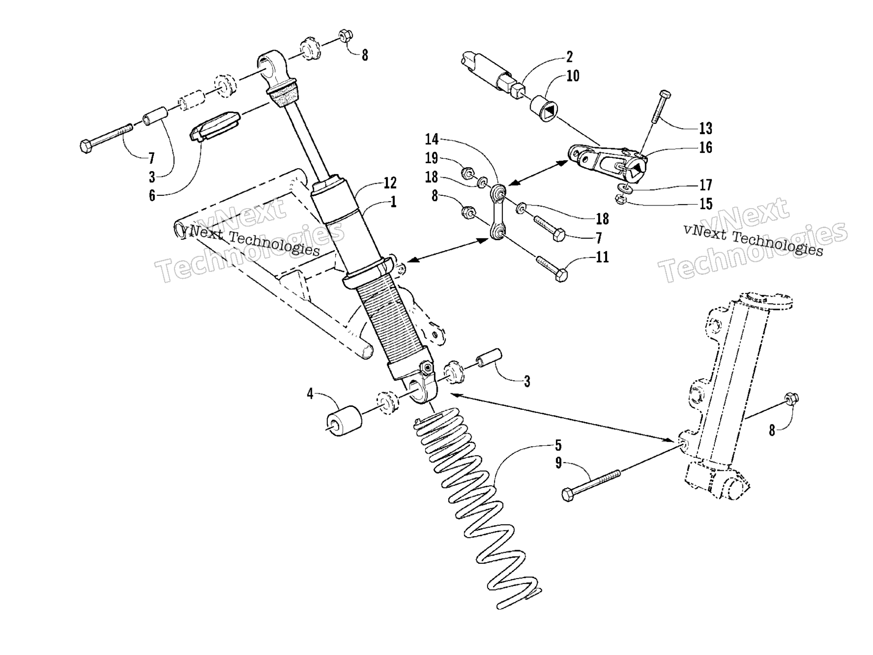 Амортизатор Absorber And Sway Bar Assembly