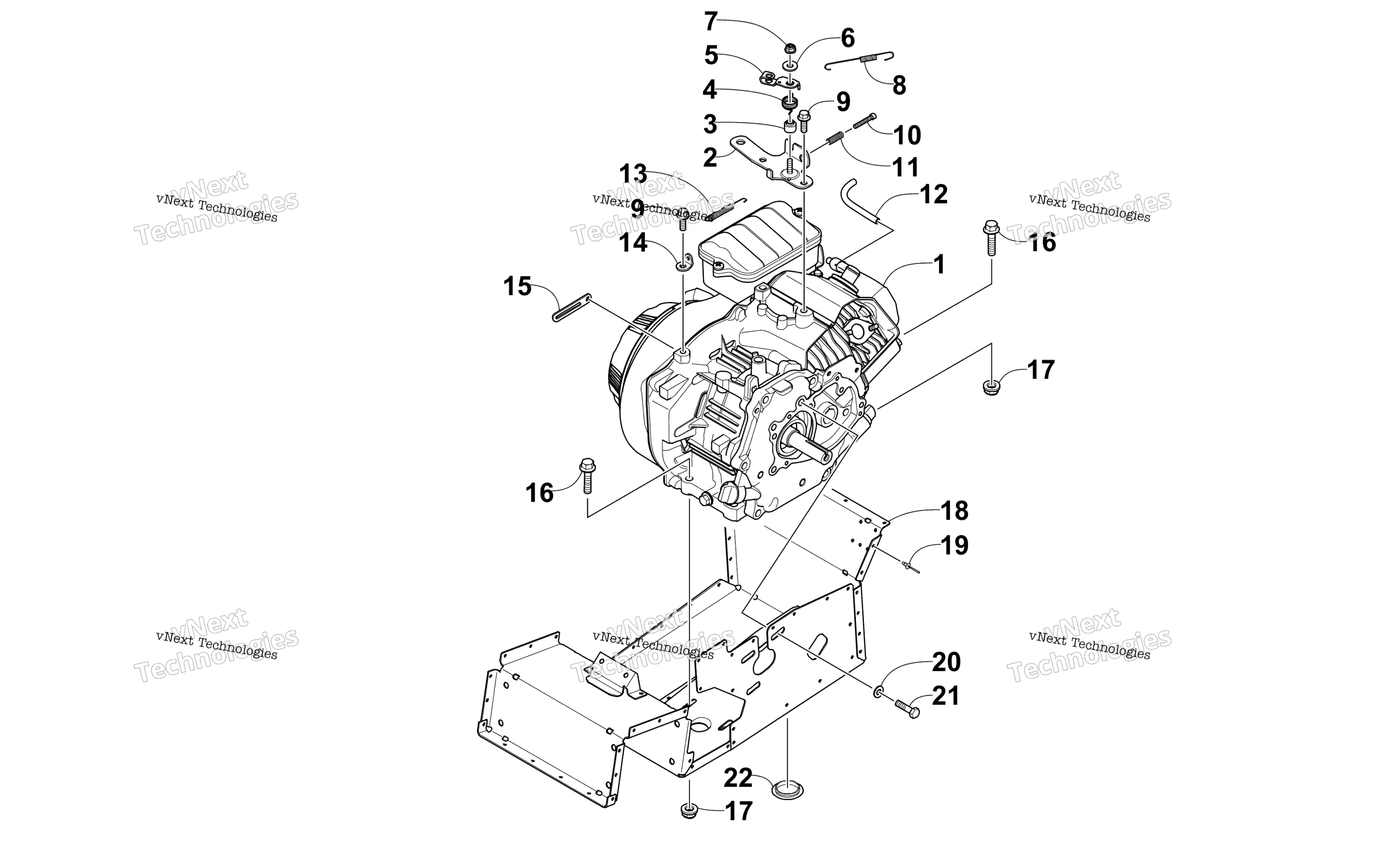 Двигатель And Related Parts
