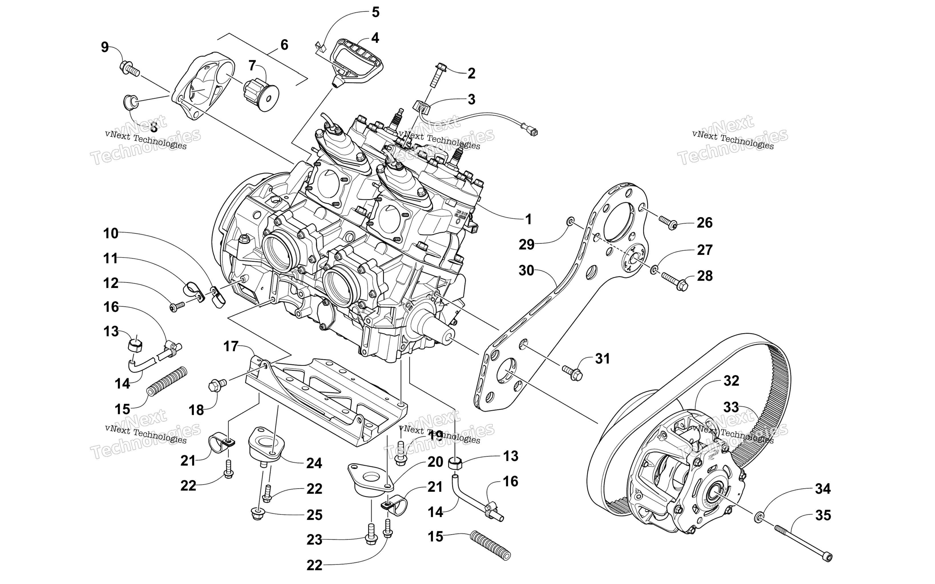 Двигатель And Related Parts