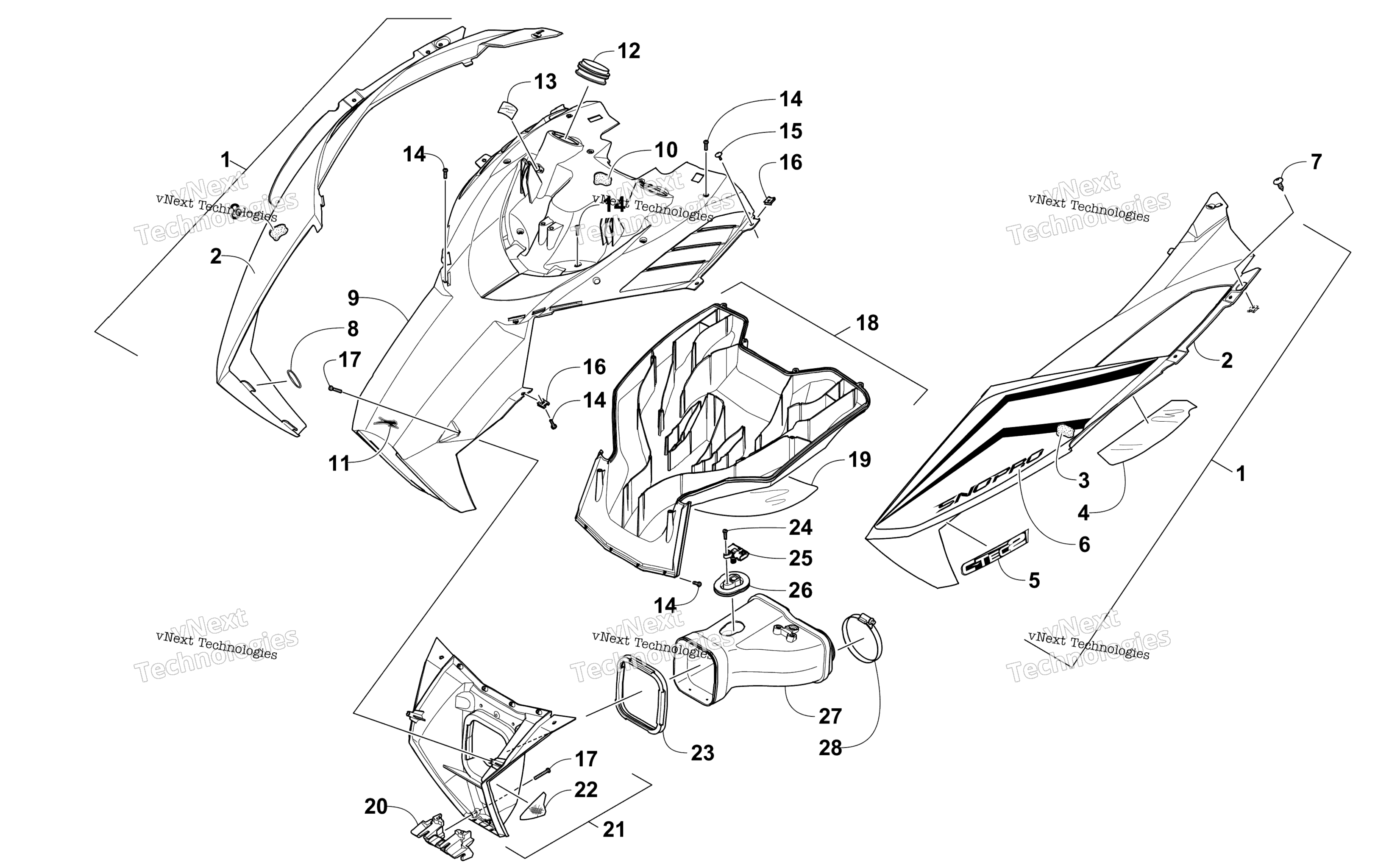 Капот And Air Intake Assembly