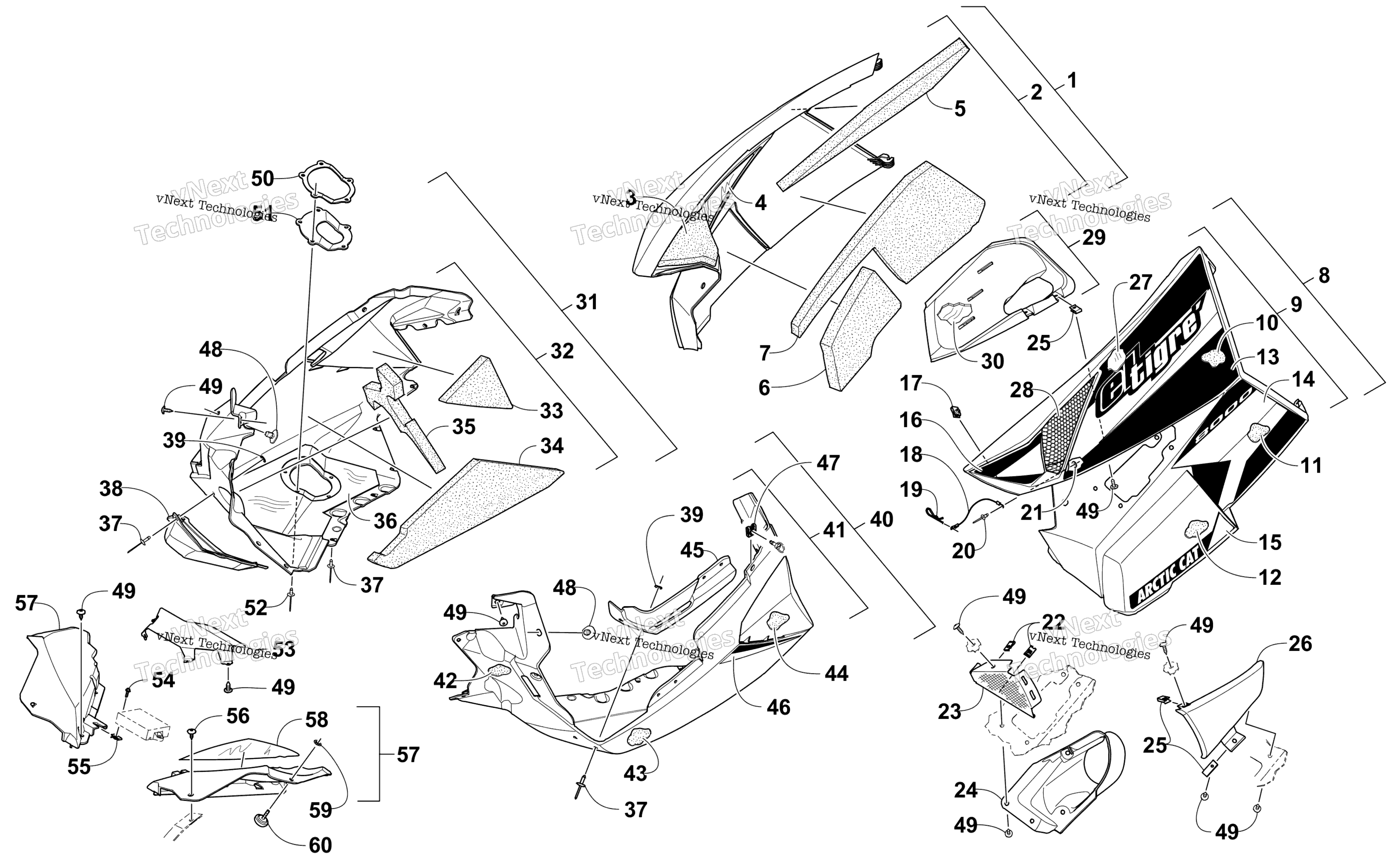 Skid Plate и Side панель узел