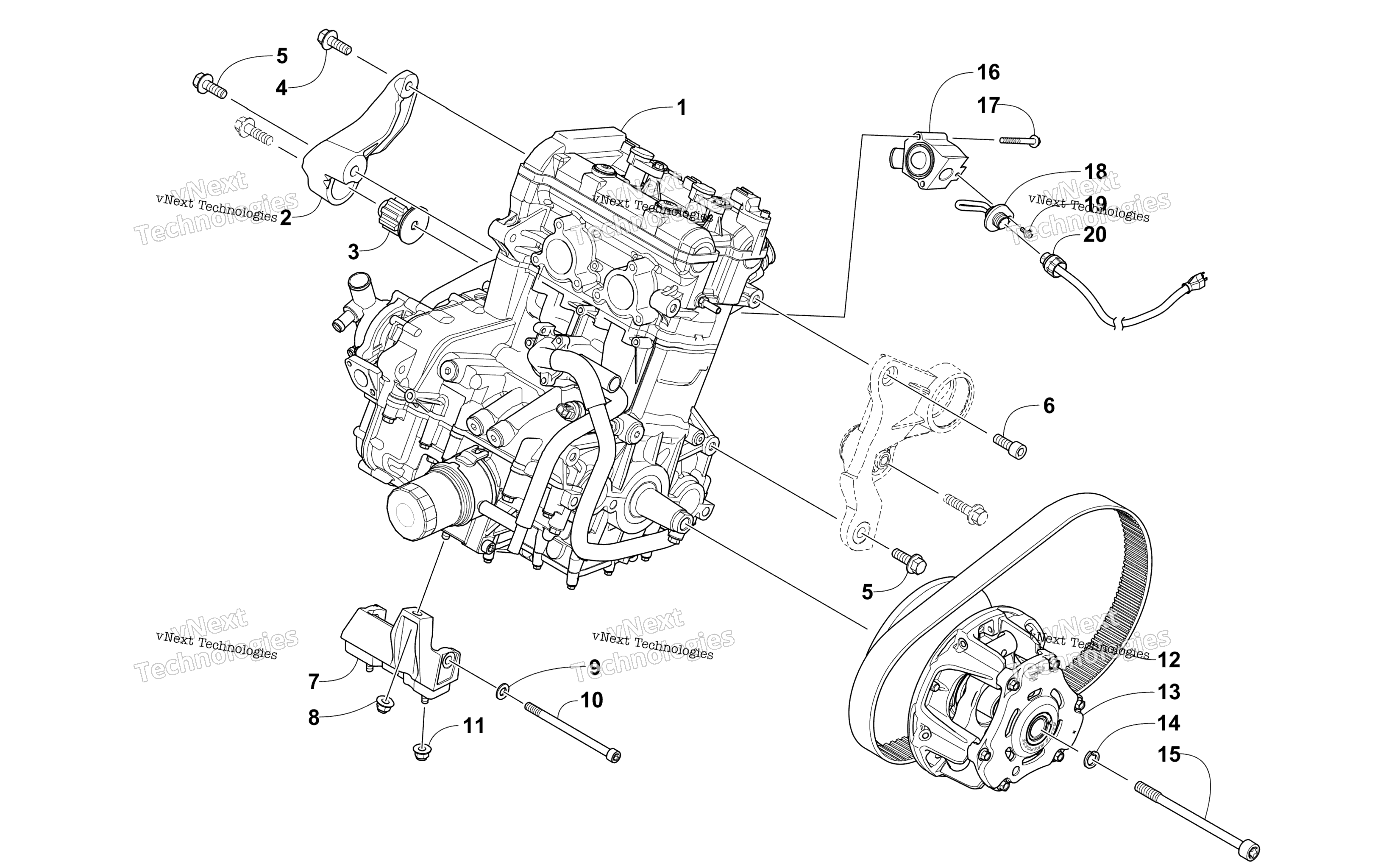Двигатель And Related Parts