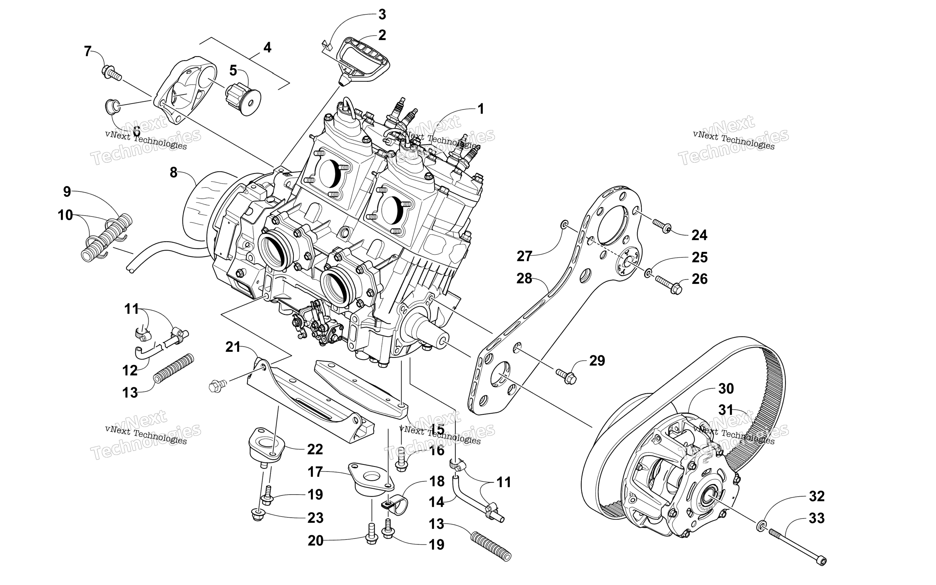 Двигатель And Related Parts