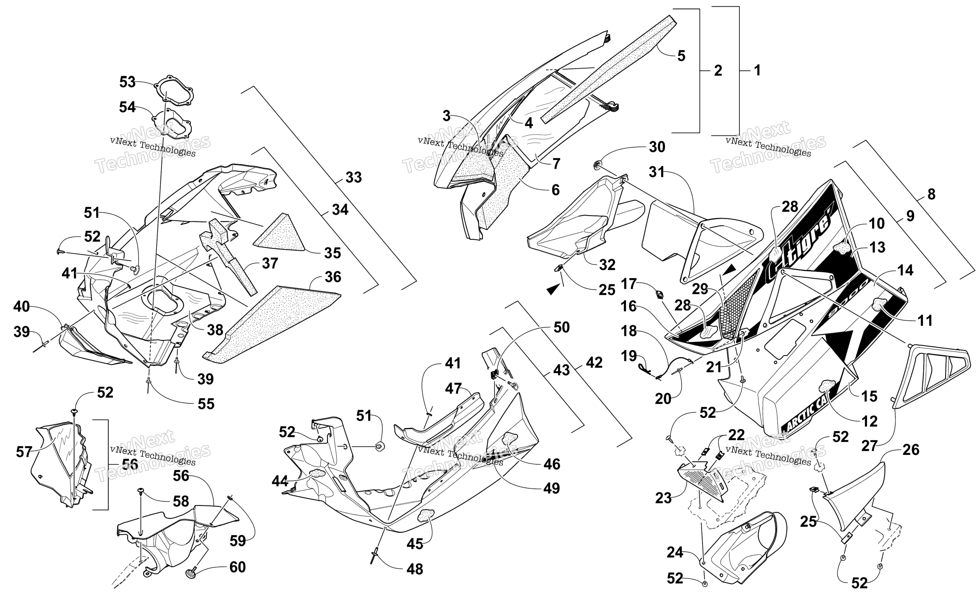 Skid Plate и Side панель узел