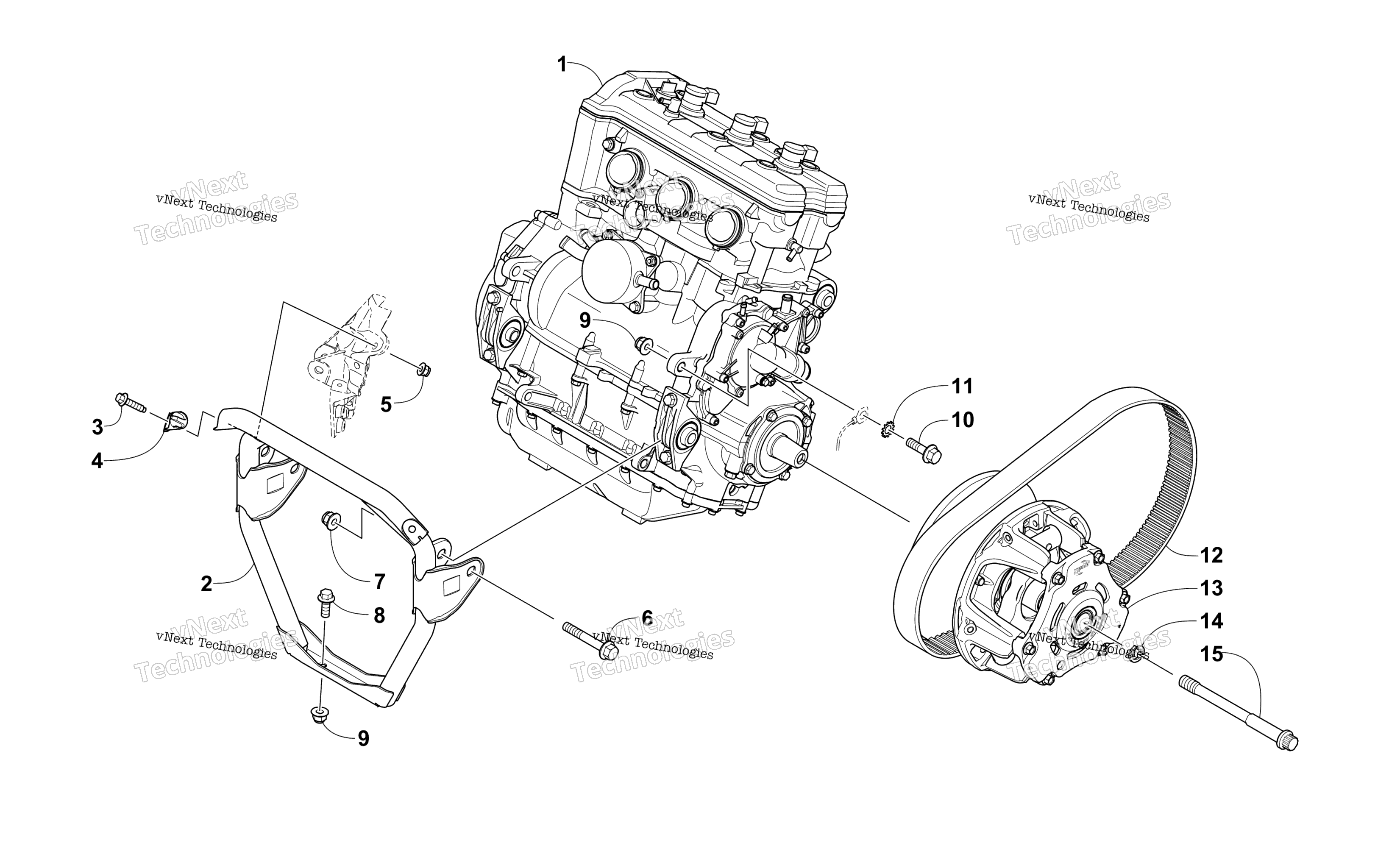 Двигатель And Related Parts