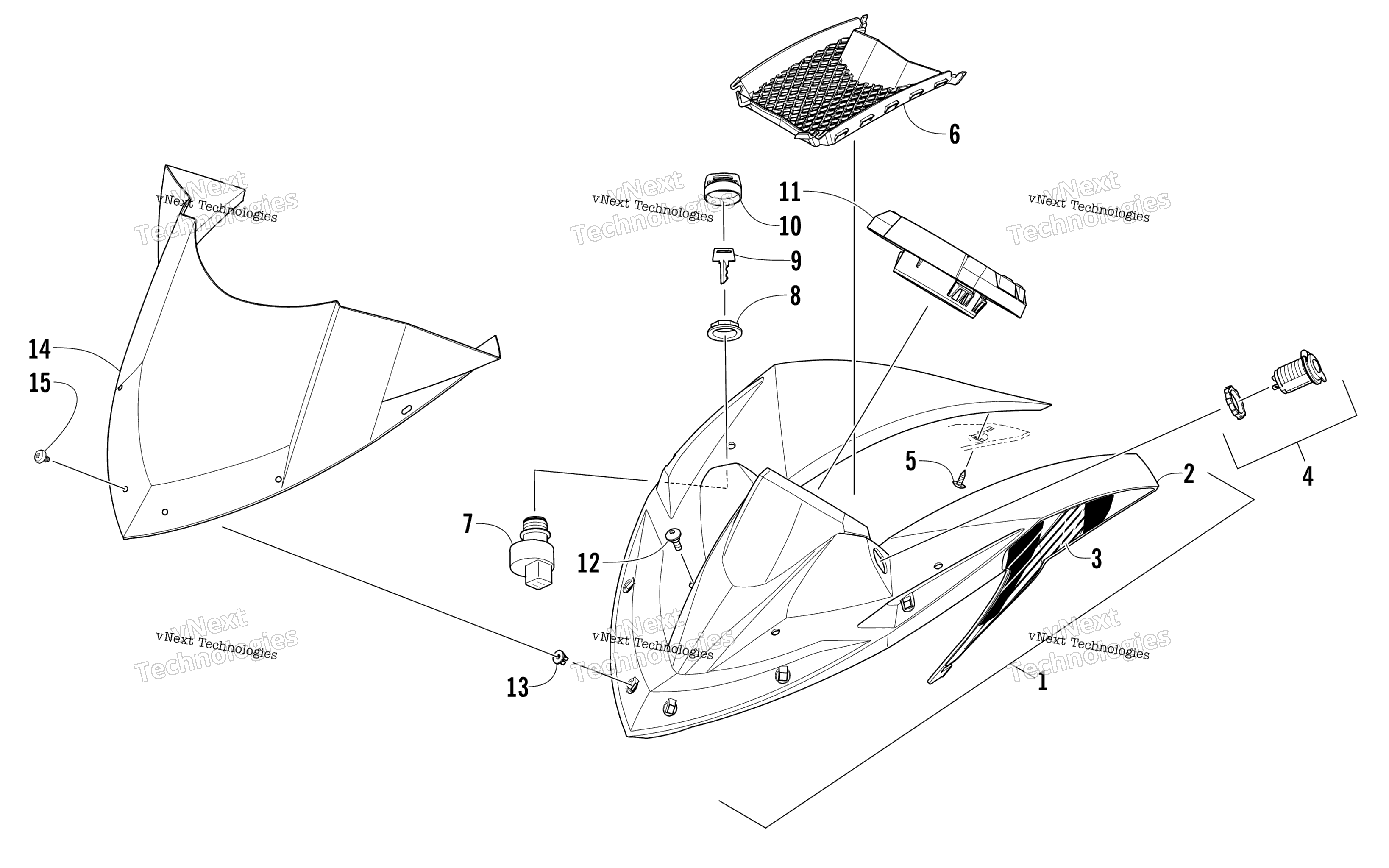 Ветровое стекло And Instruments Assemblies