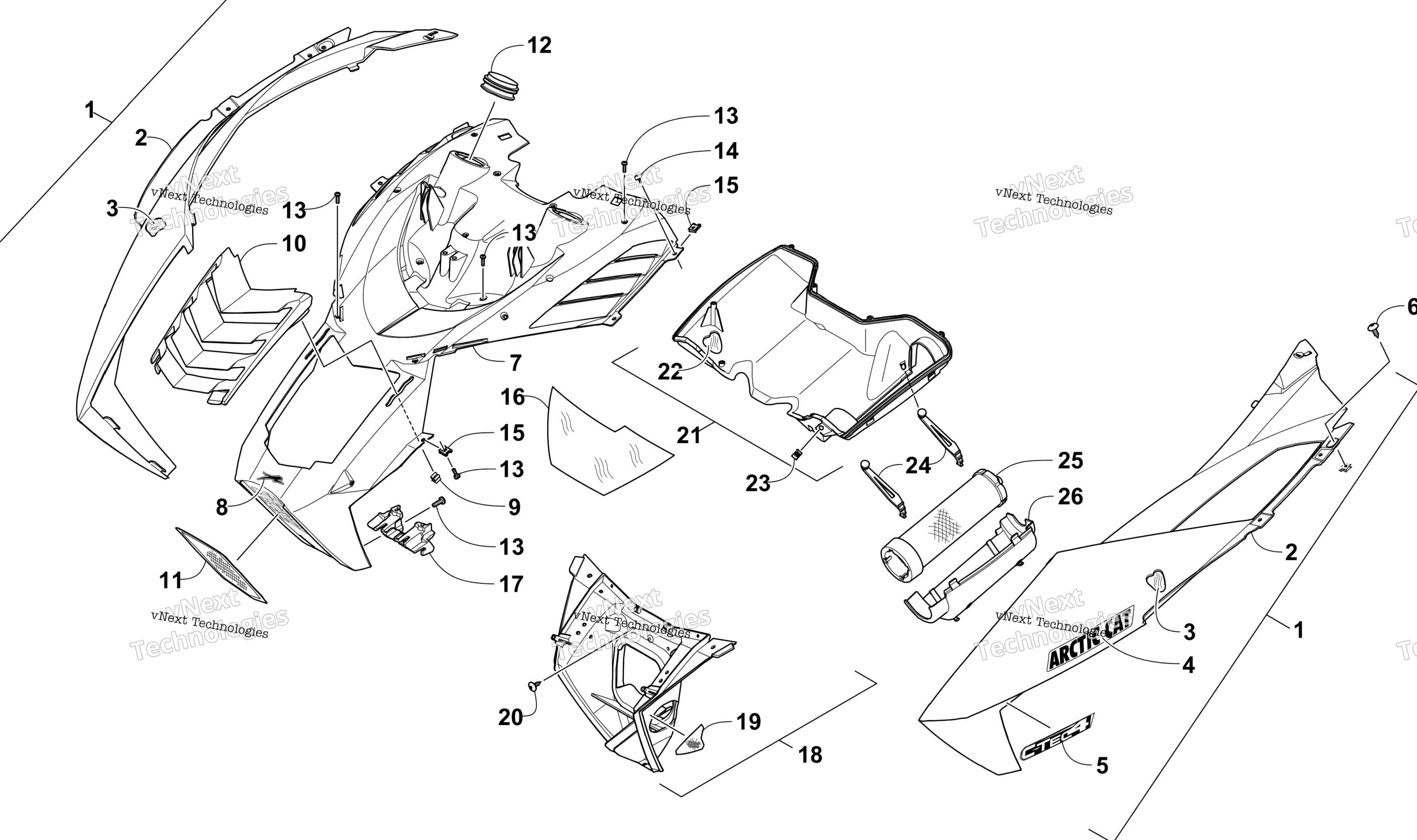 Капот And Air Intake Assembly