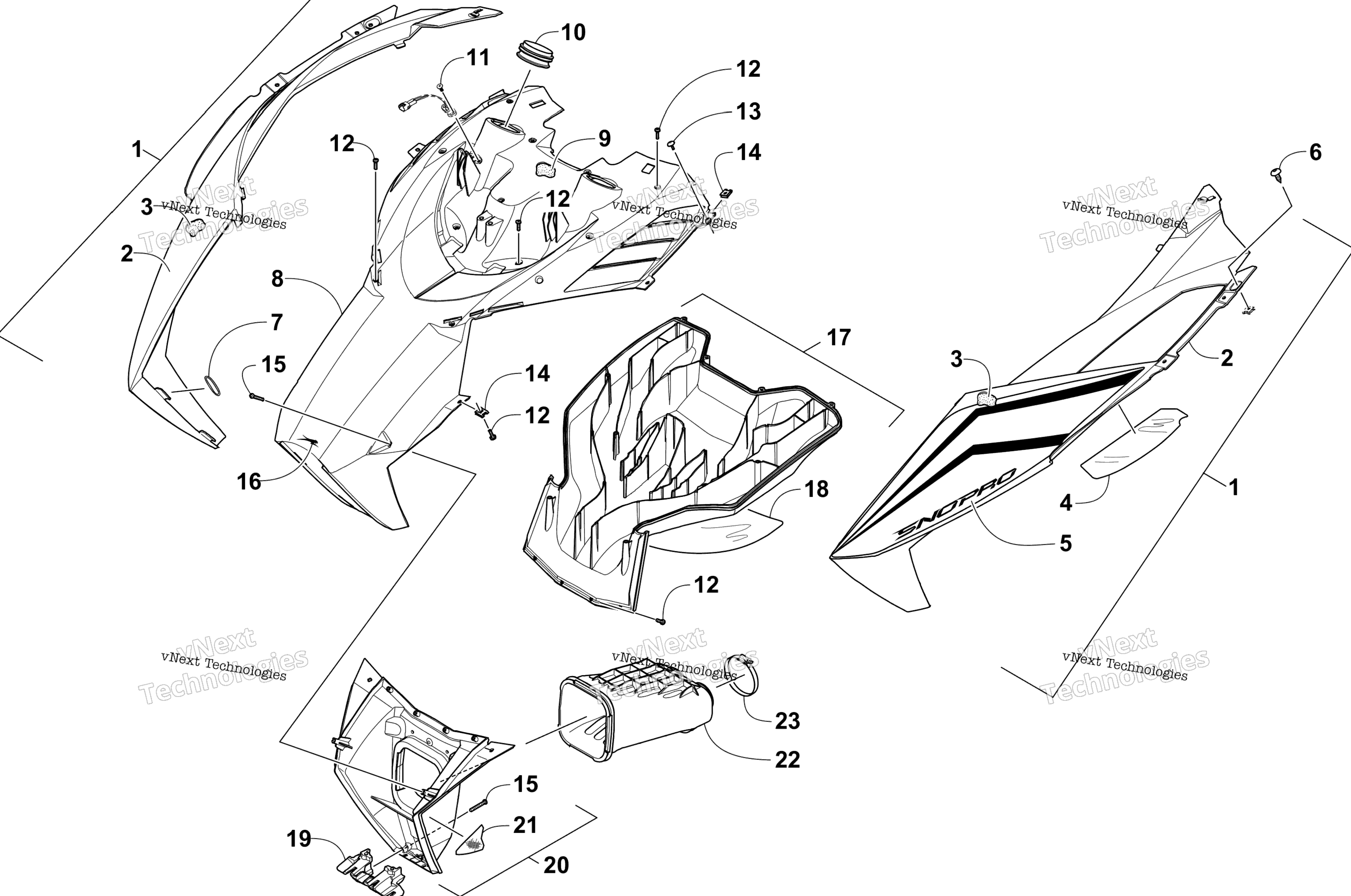 Капот And Air Intake Assembly