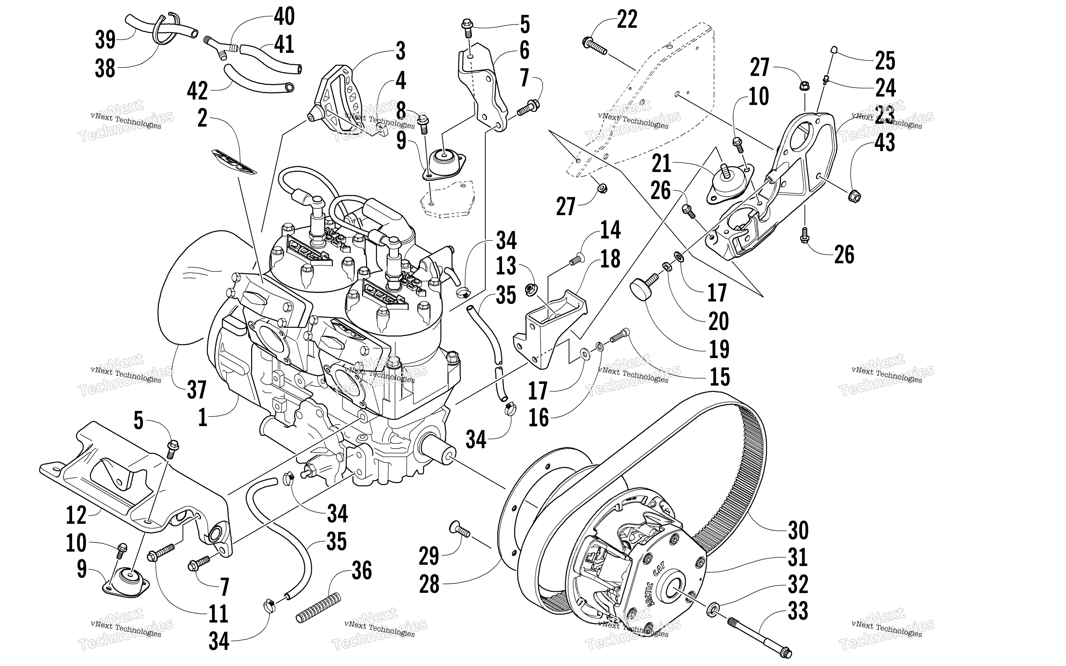 Двигатель And Related Parts