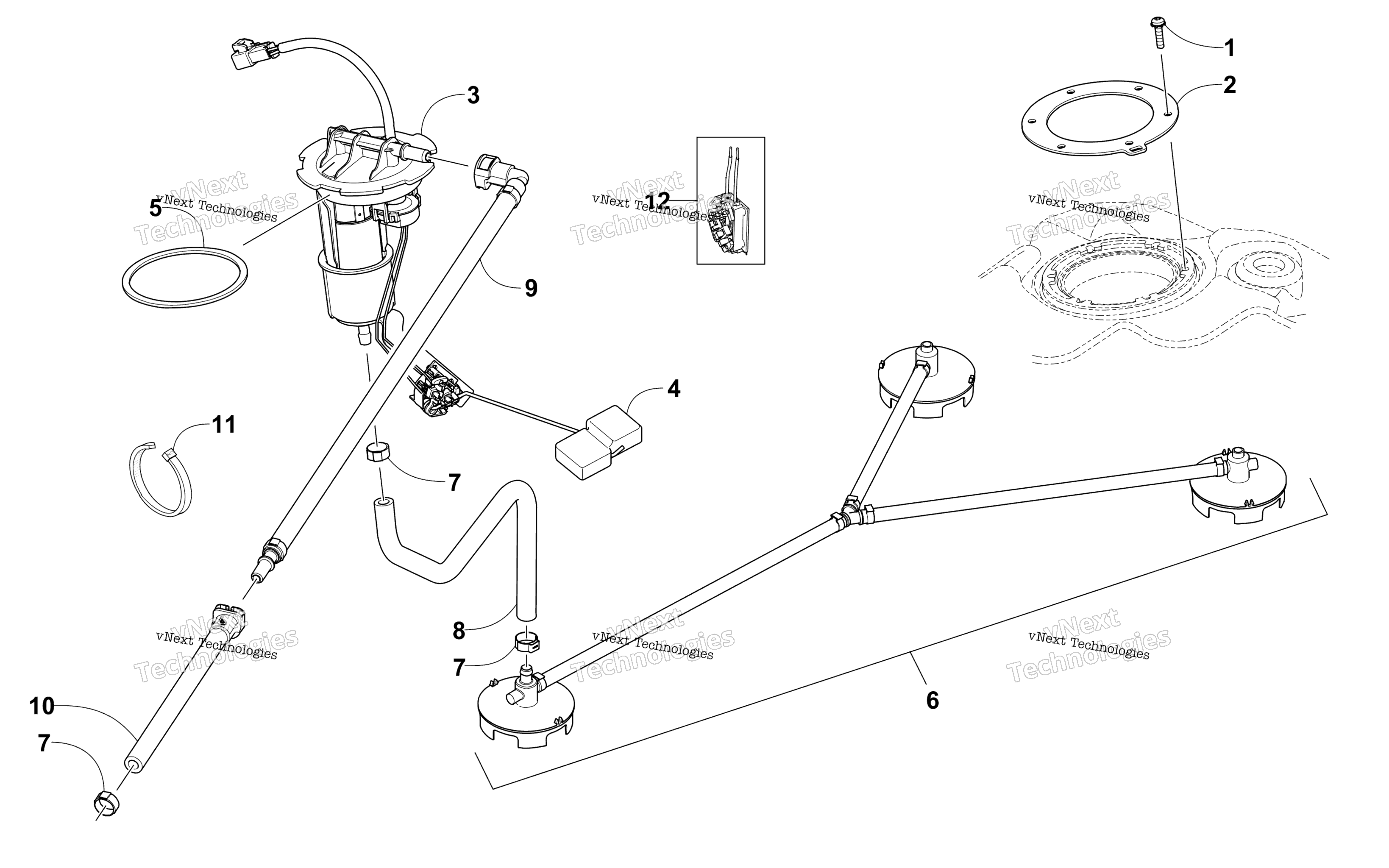 Топливная система Pump Assembly