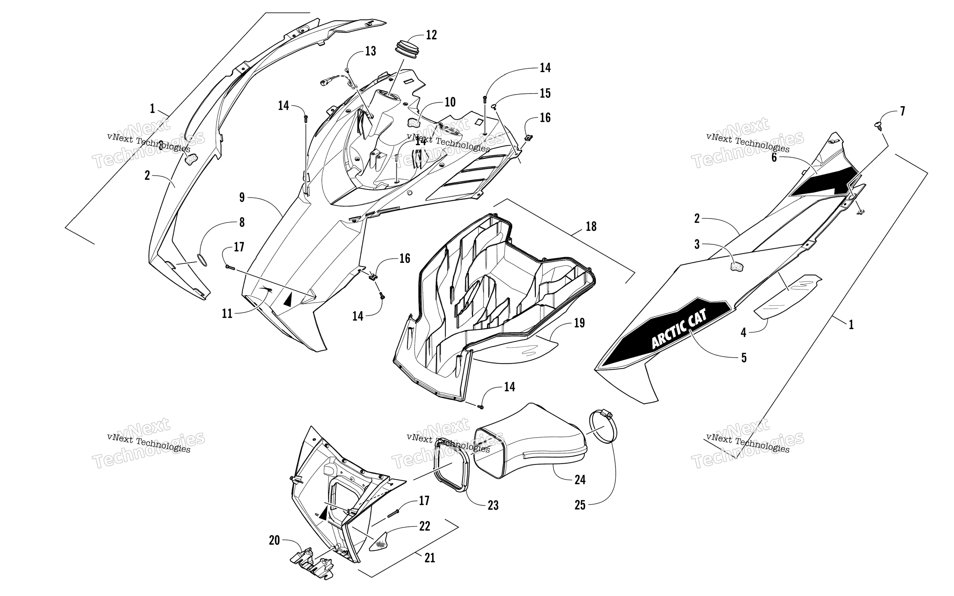Капот And Air Intake Assembly