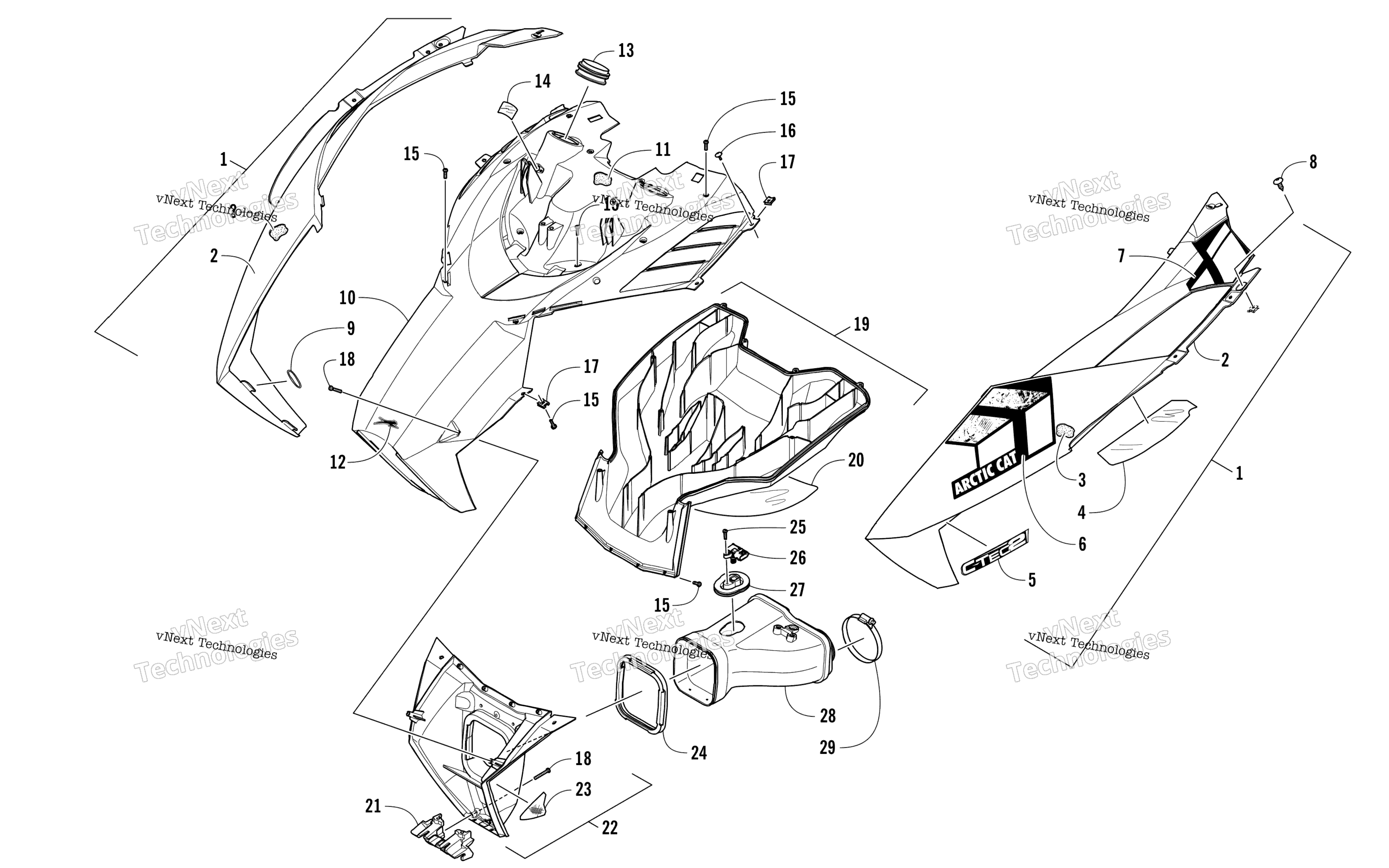 Капот And Air Intake Assembly