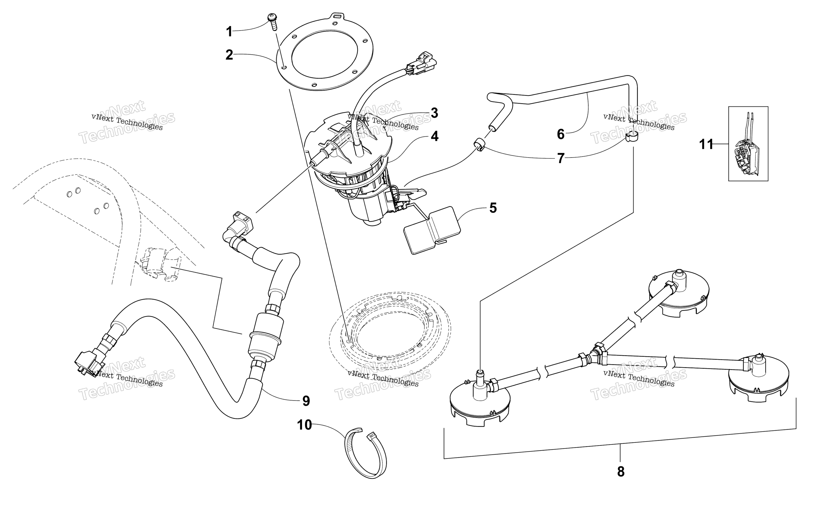 Топливная система Pump Assembly