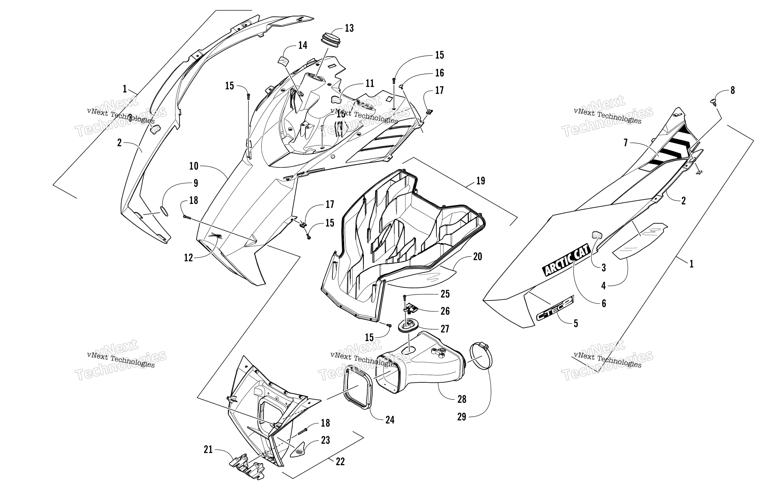 Капот And Air Intake Assembly