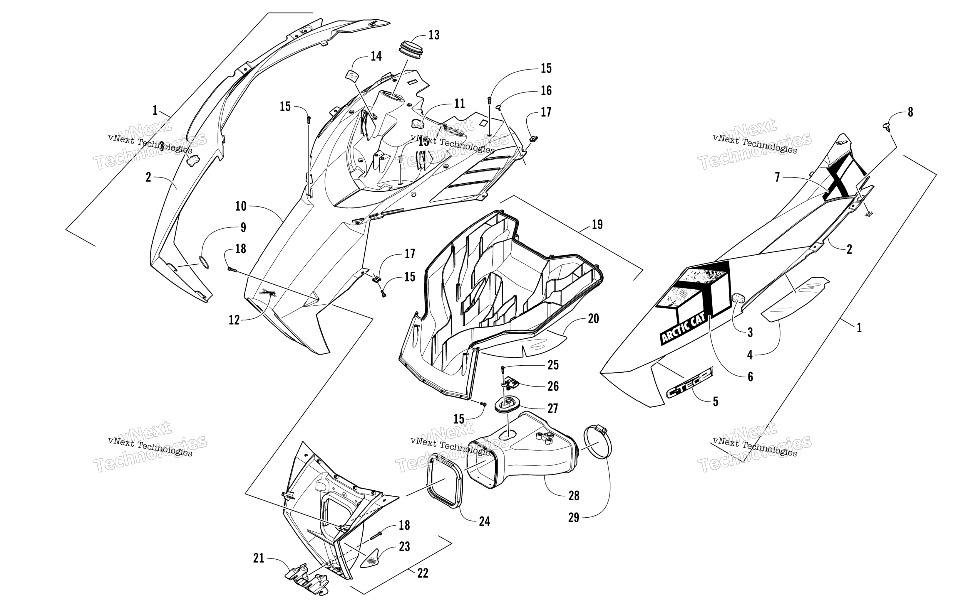 Капот And Air Intake Assembly