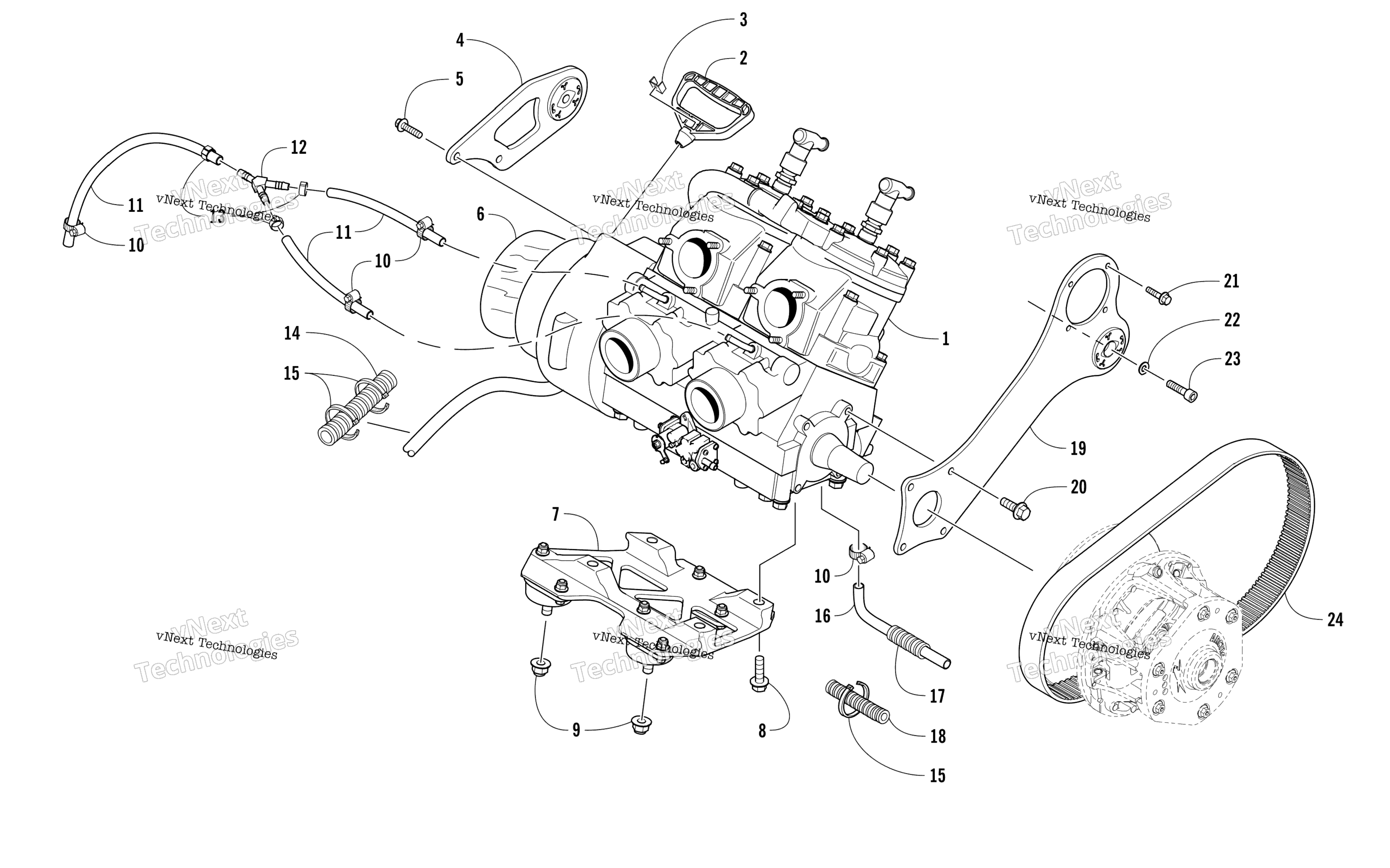Двигатель And Related Parts