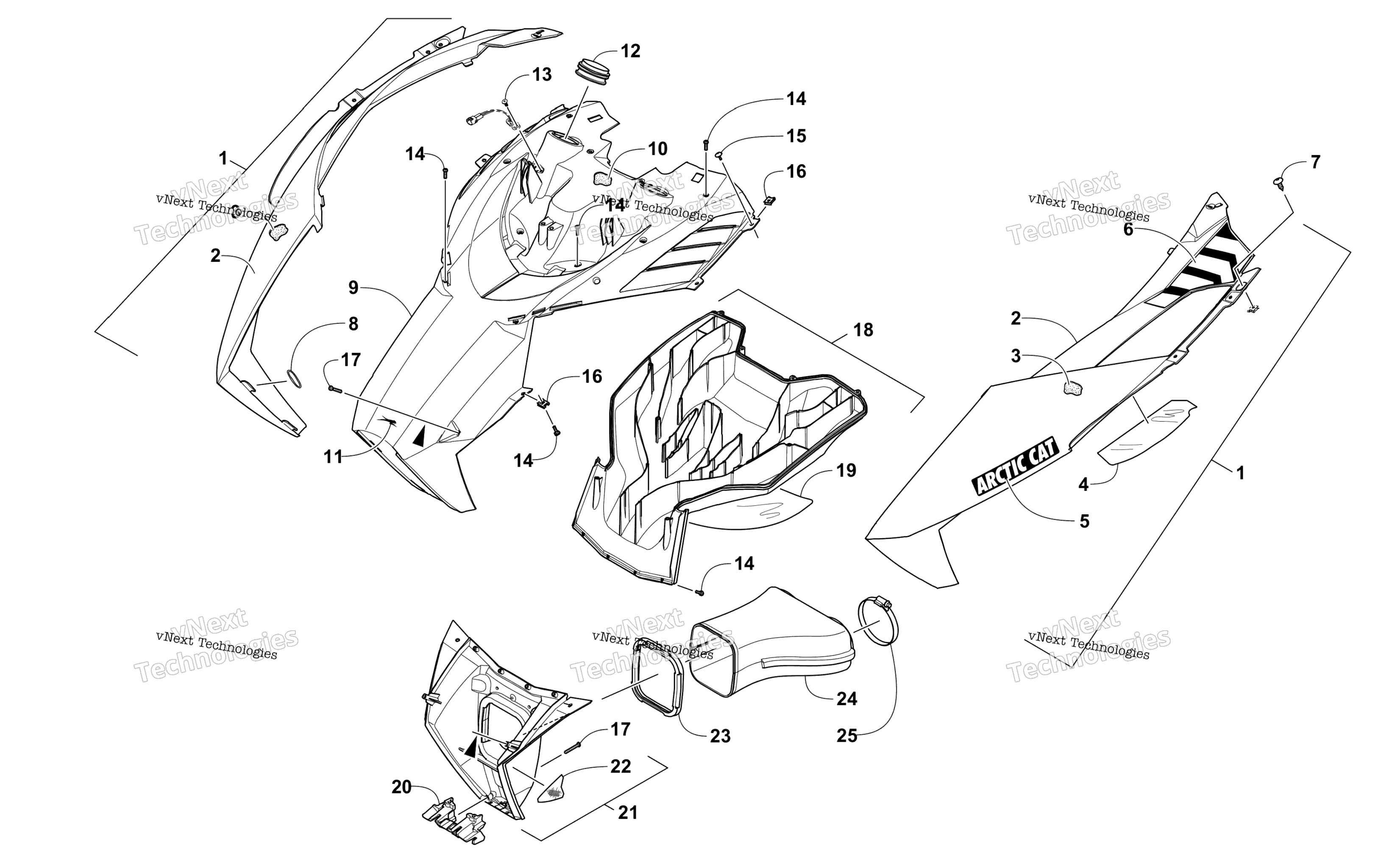 Капот And Air Intake Assembly