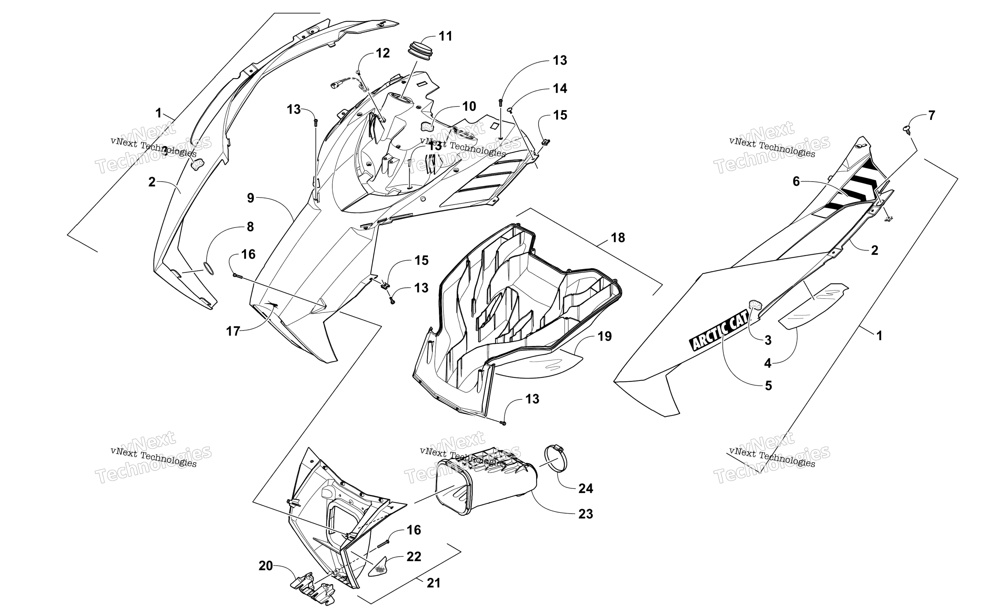 Капот And Air Intake Assembly