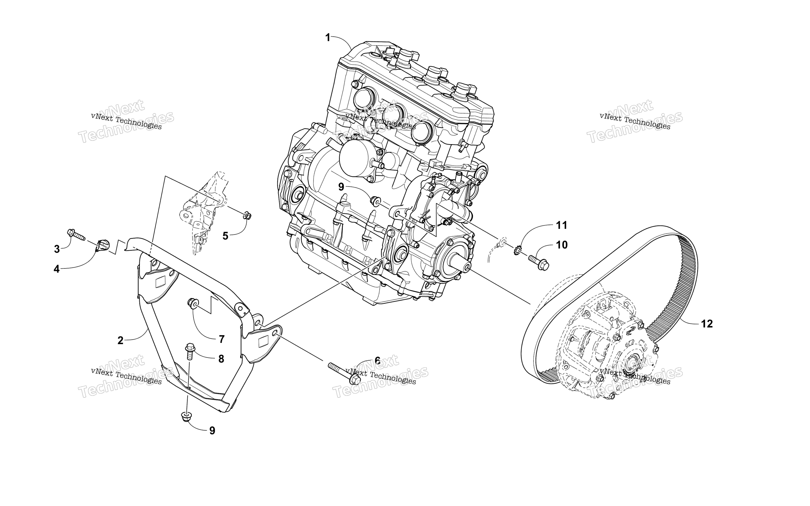 Двигатель And Related Parts