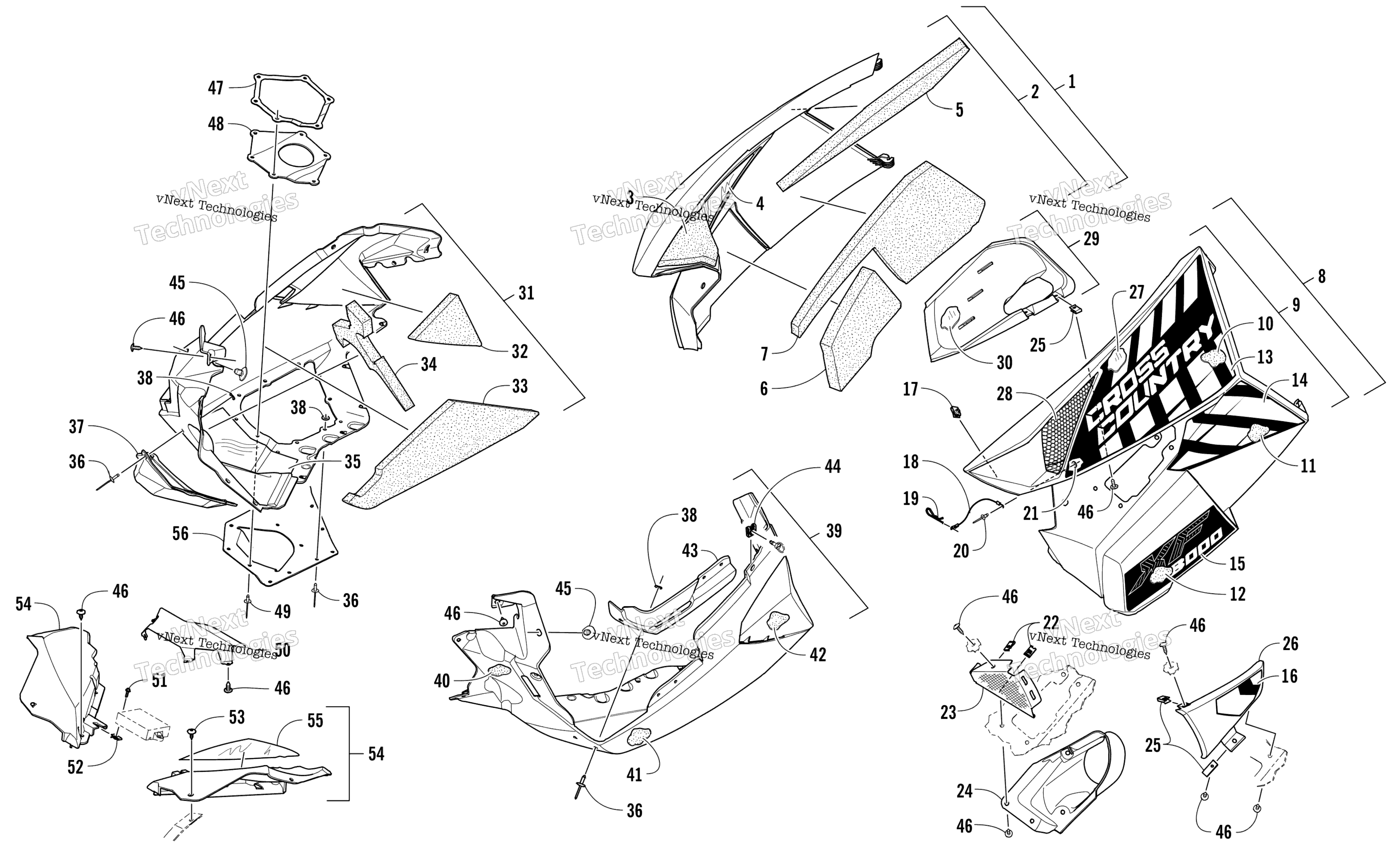 Skid Plate и Side панель узел