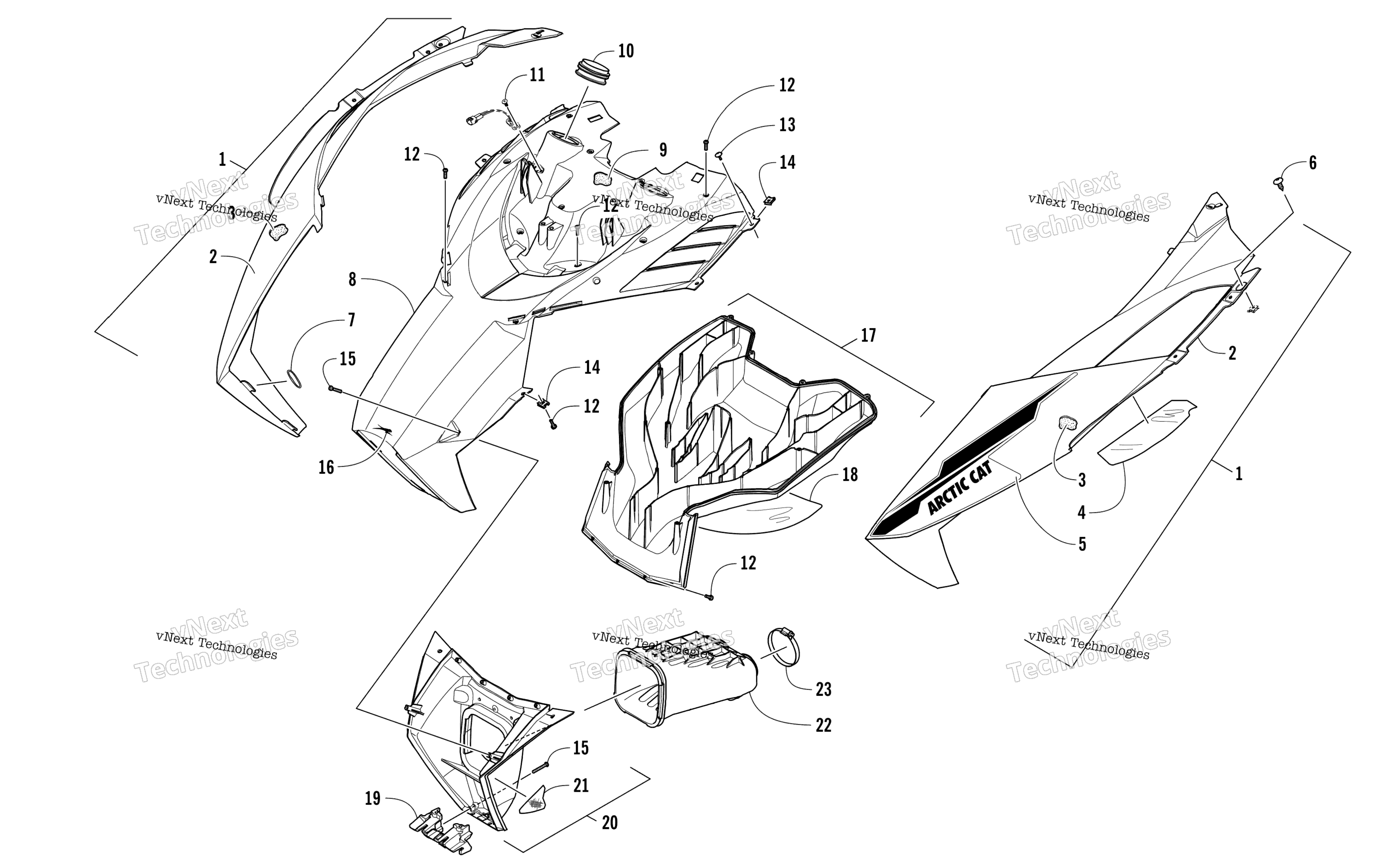Капот And Air Intake Assembly