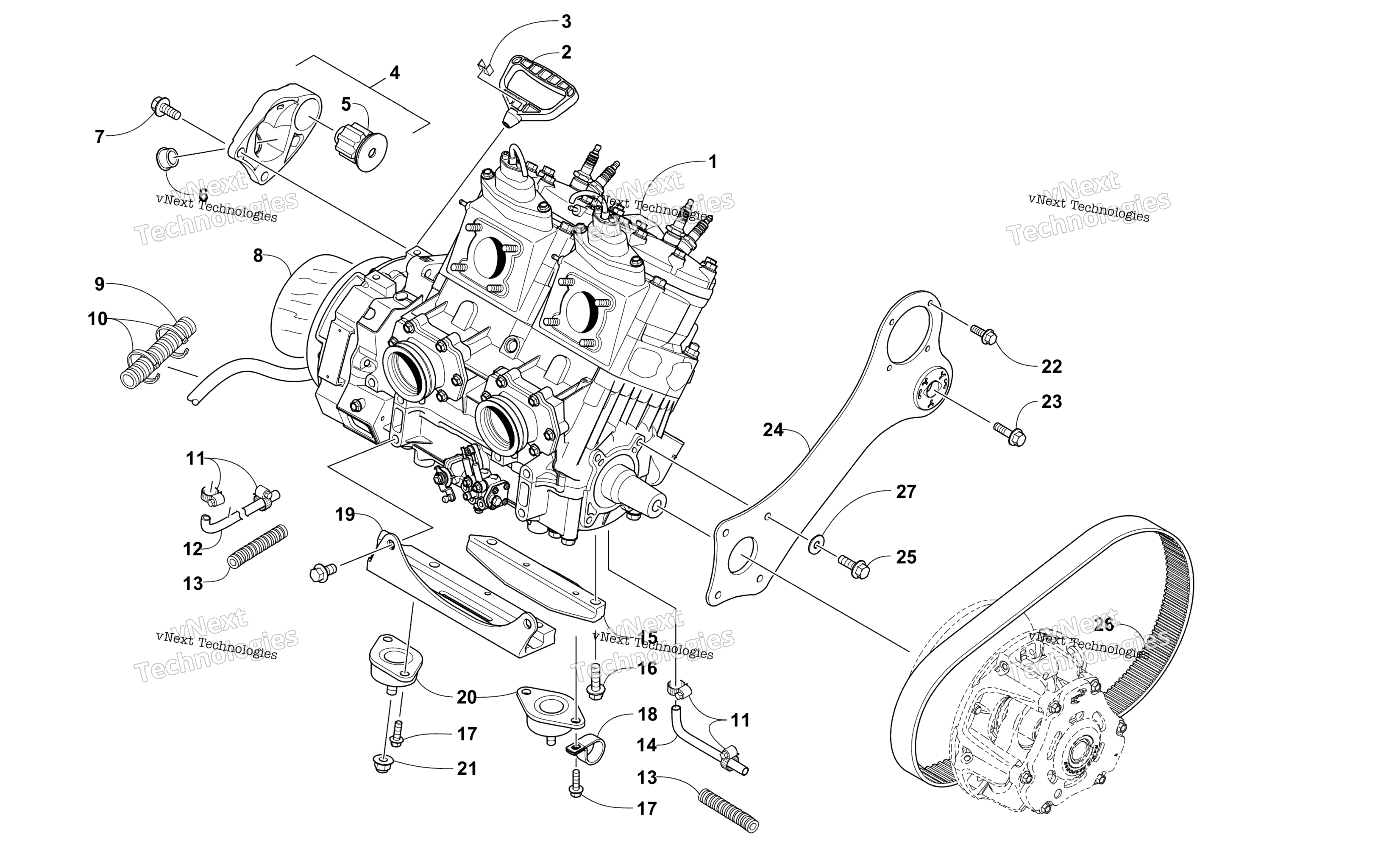Двигатель And Related Parts