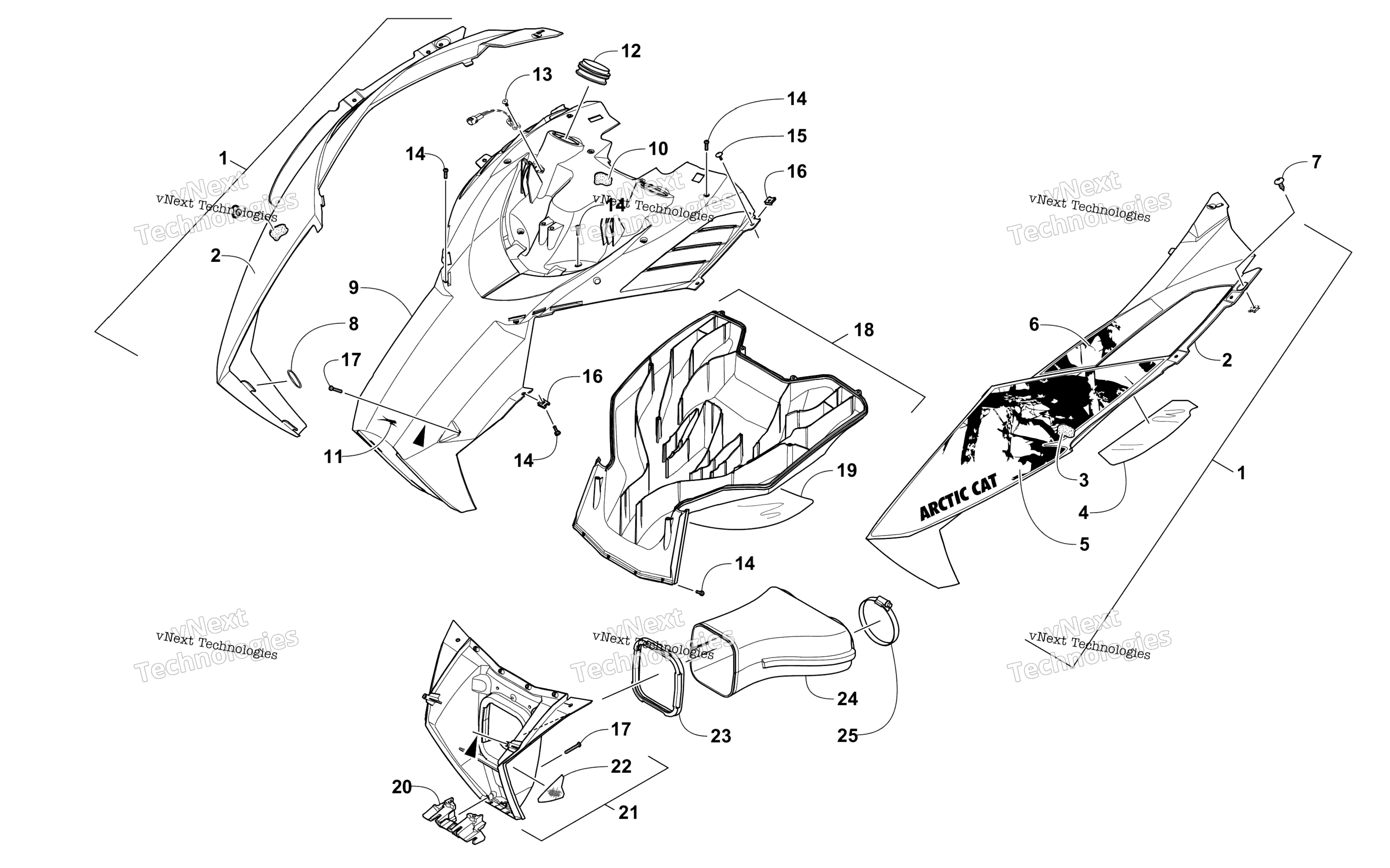 Капот And Air Intake Assembly