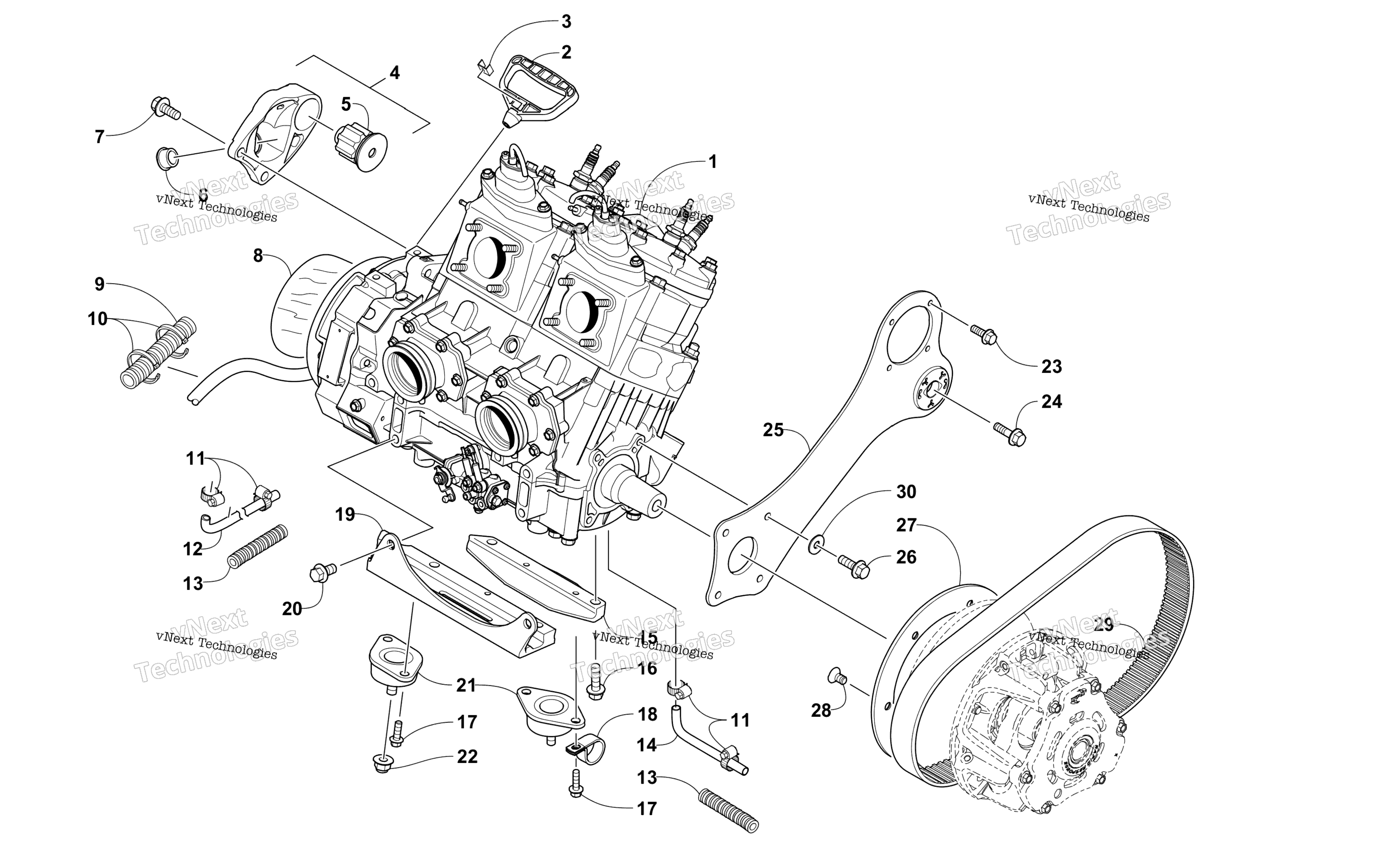 Двигатель And Related Parts