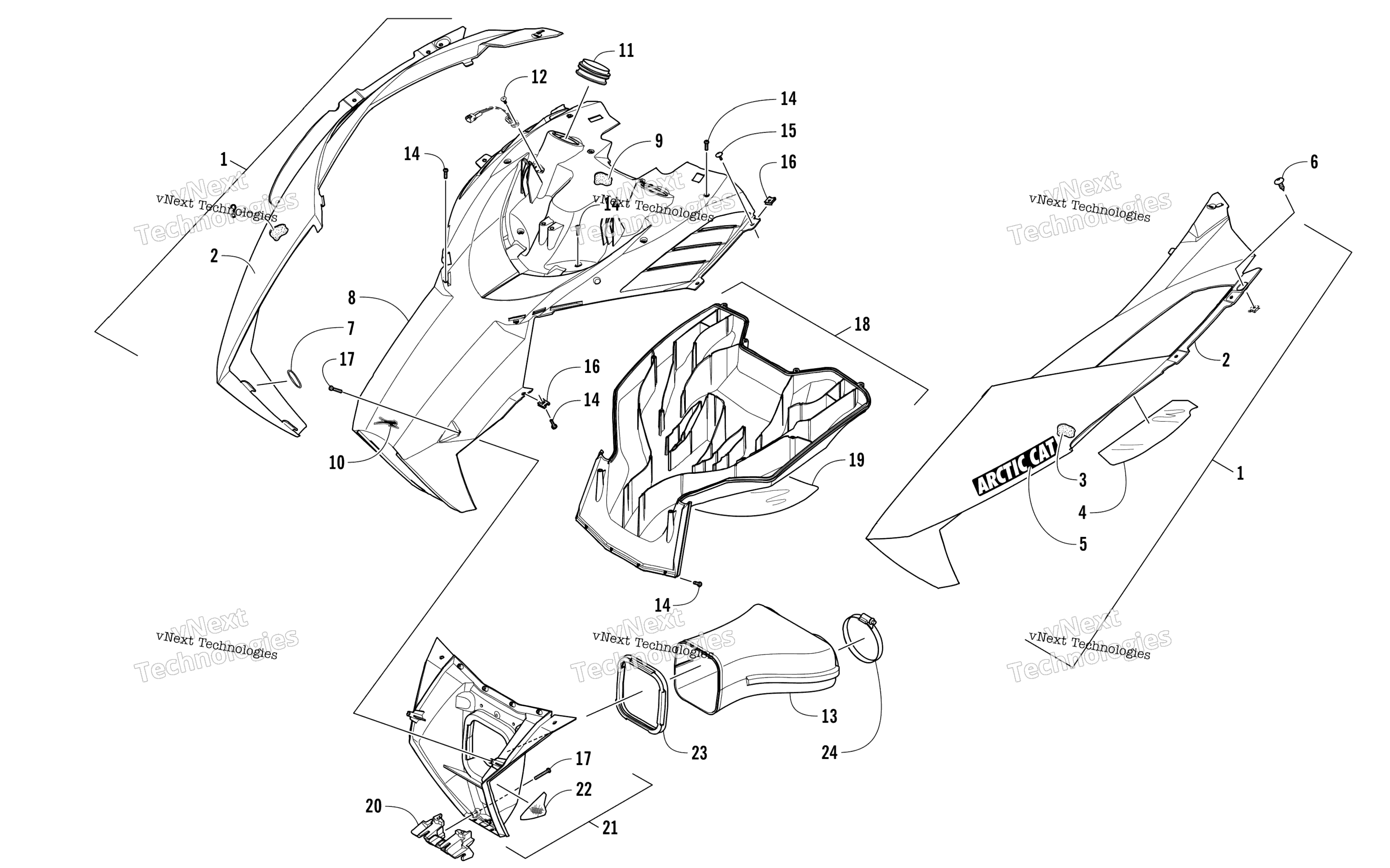 Капот And Air Intake Assembly