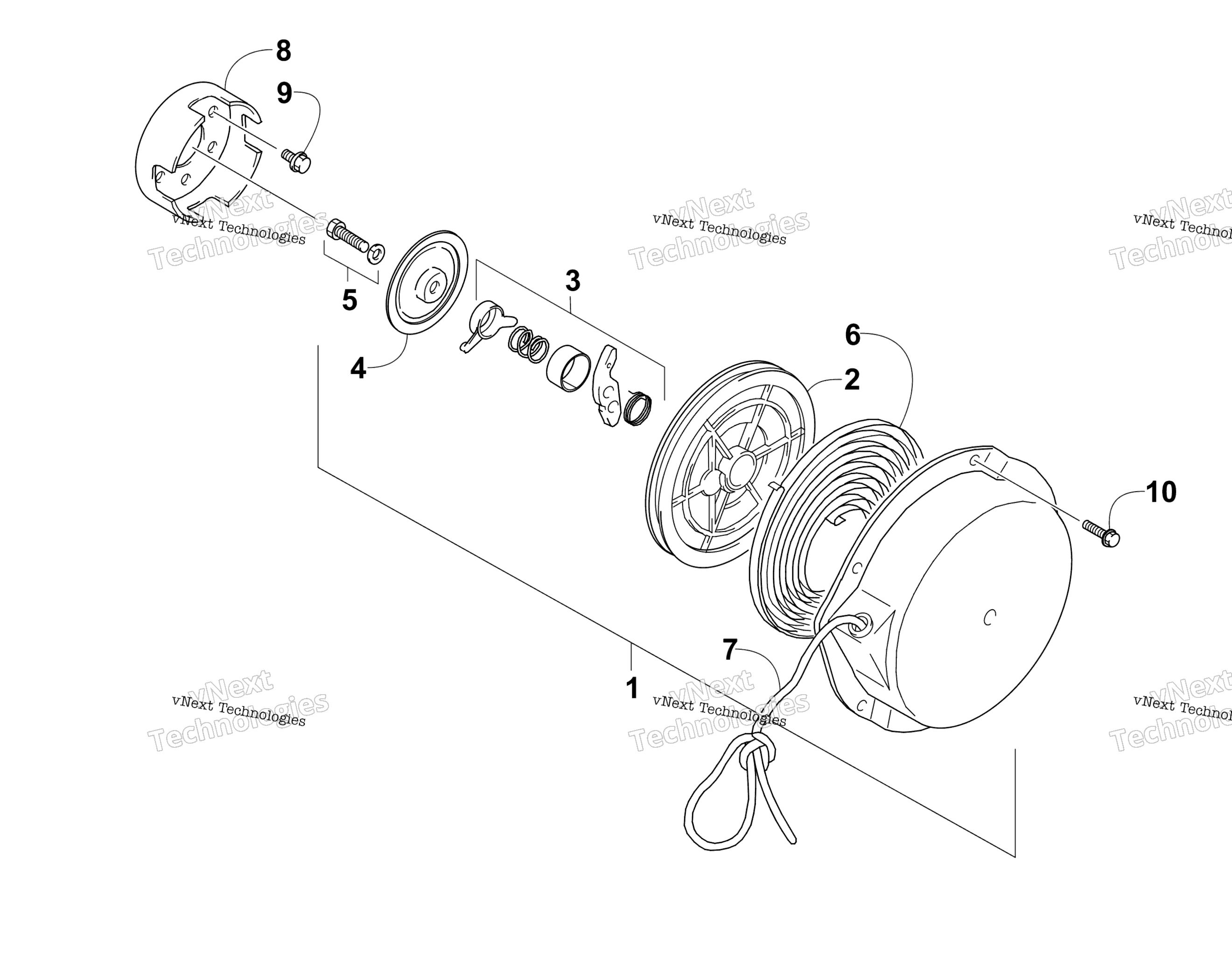 Ручной стартер STARTER