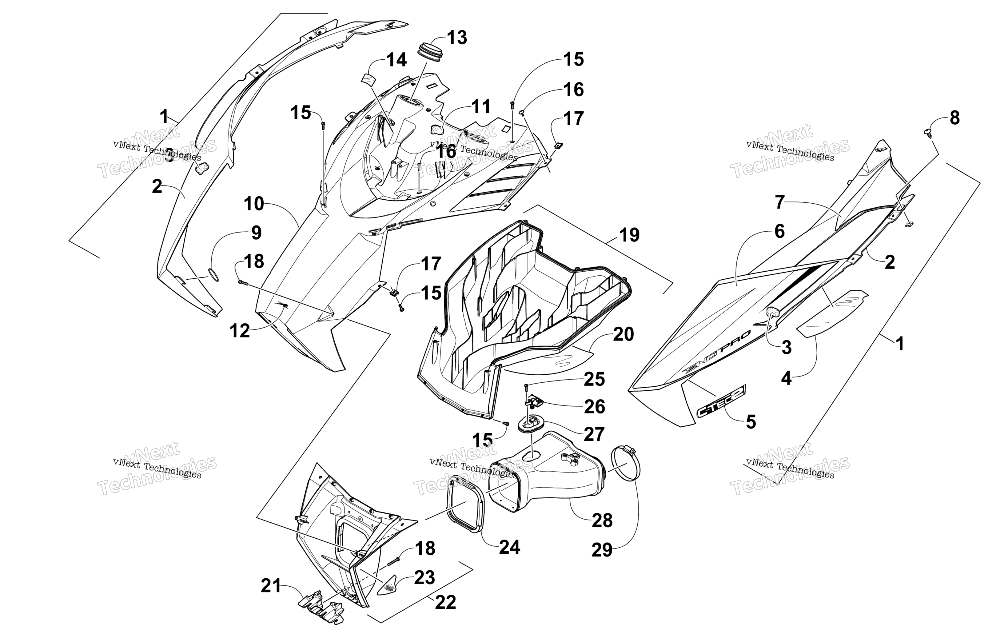 Капот And Air Intake Assembly