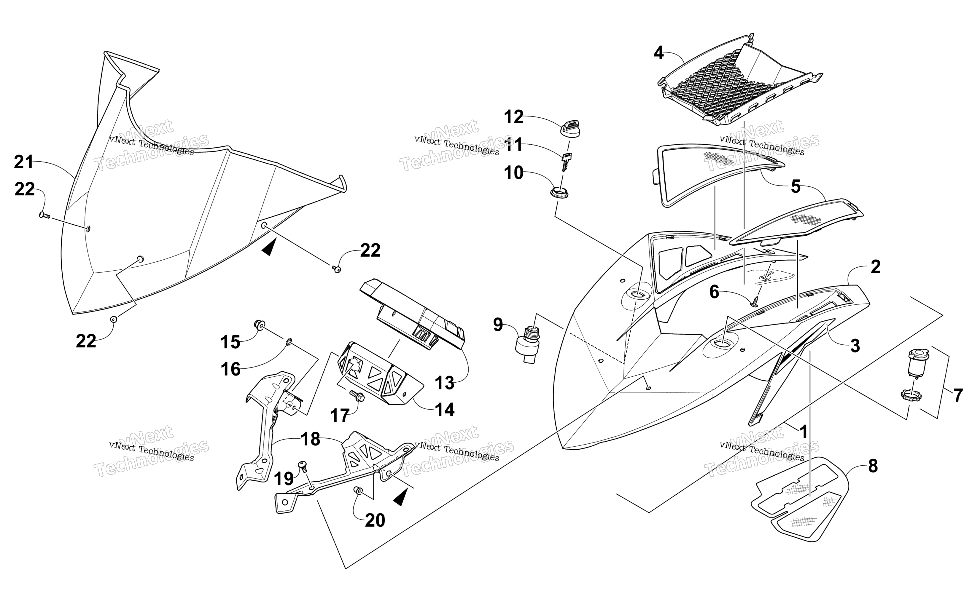 Ветровое стекло And Instruments Assemblies