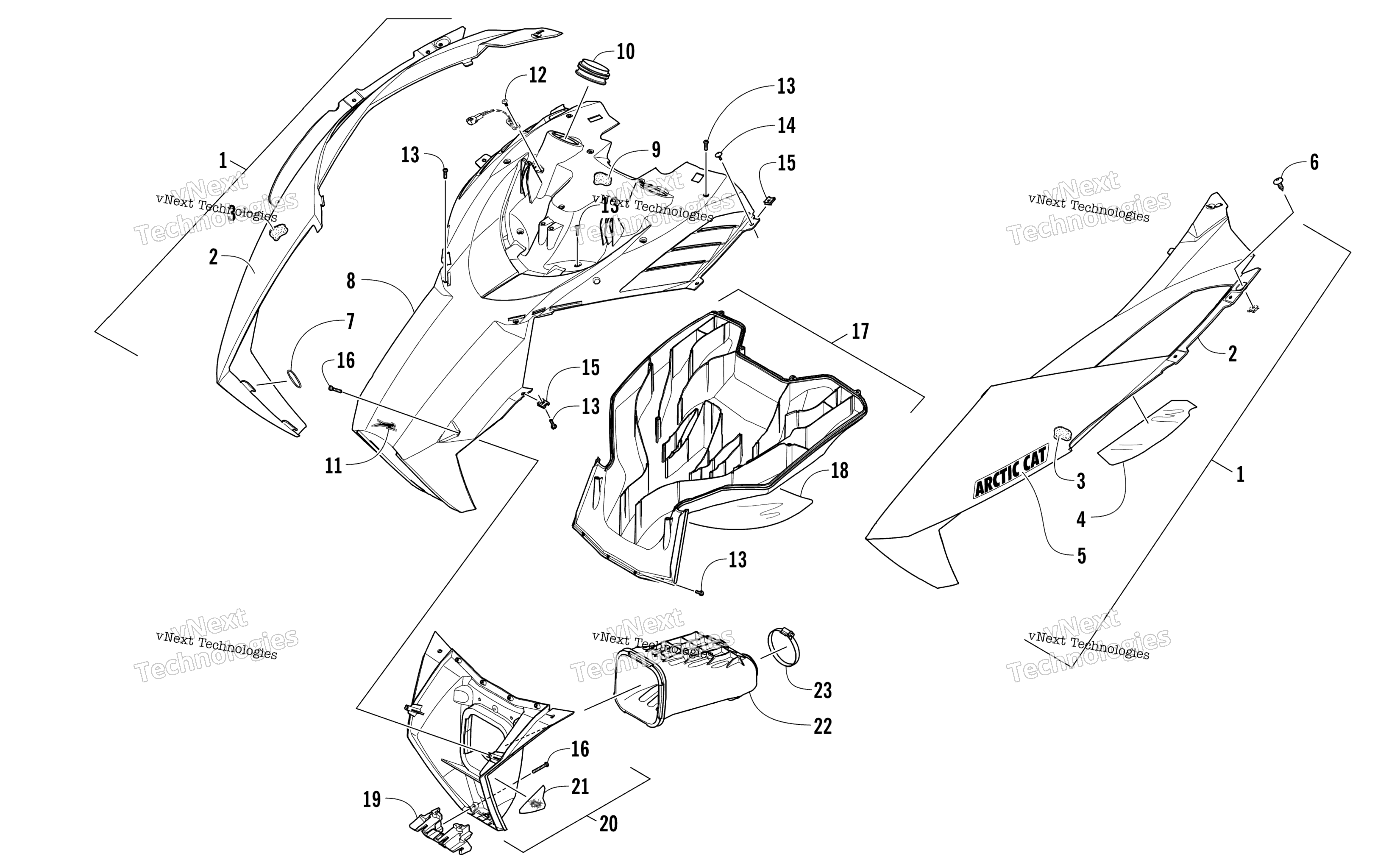 Капот And Air Intake Assembly